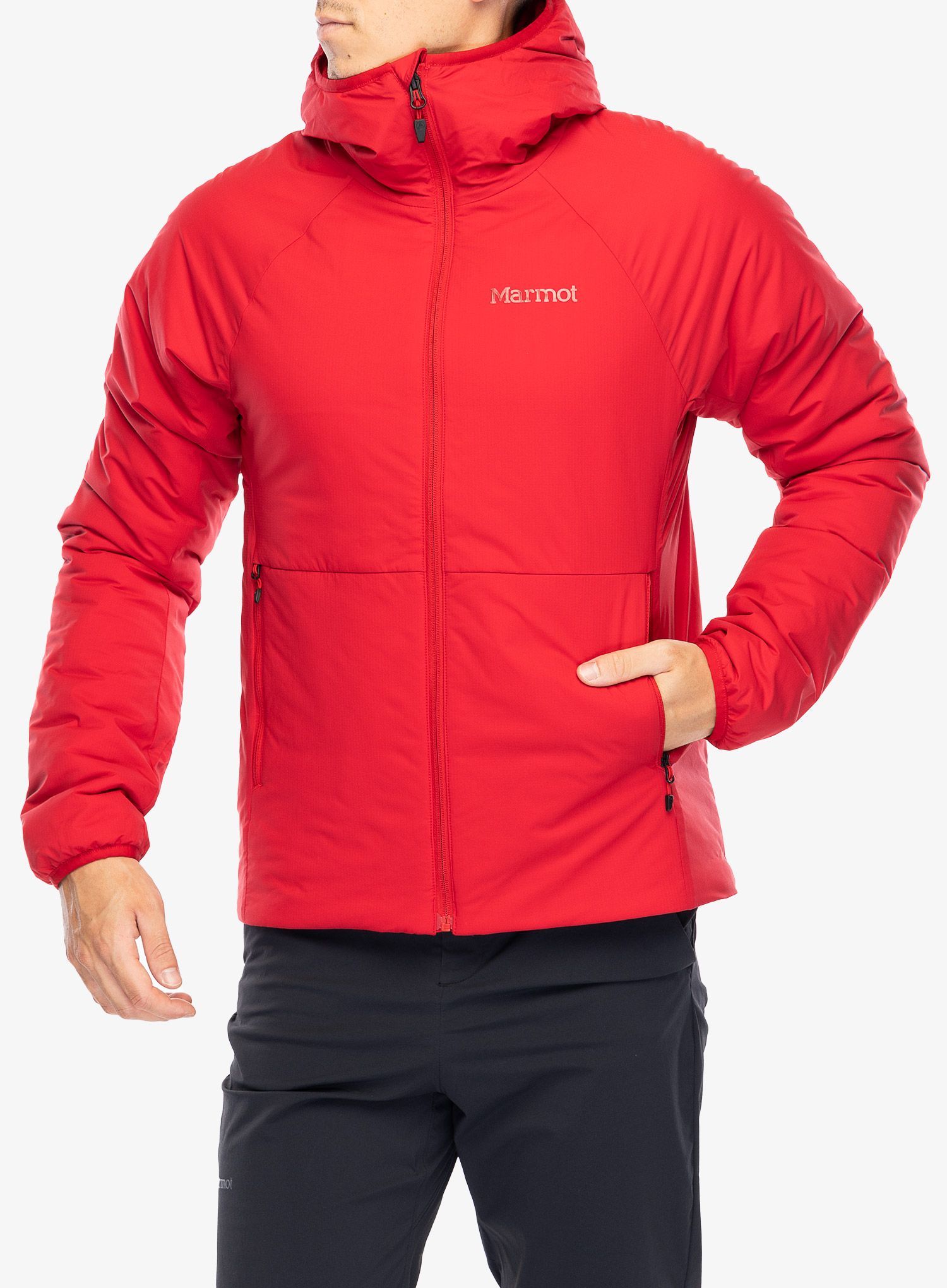 Куртка утеплена Marmot Novus Hoody - team red
