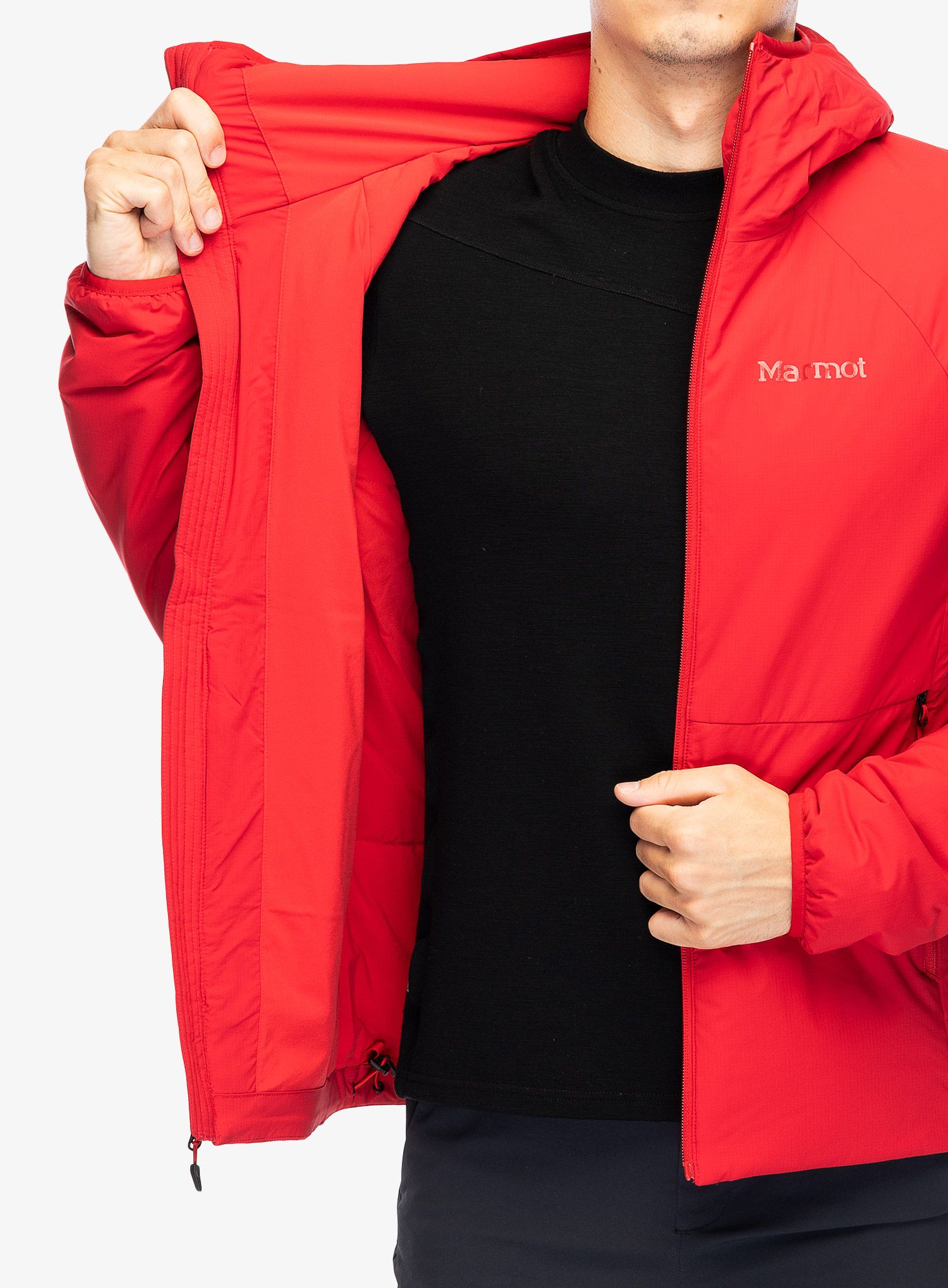 Куртка утеплена Marmot Novus Hoody - team red