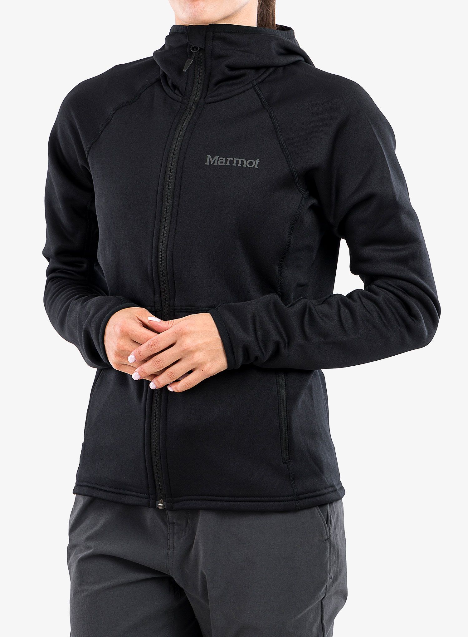 Кофта флісова жіноча Marmot Olden Polartec Hoody - black