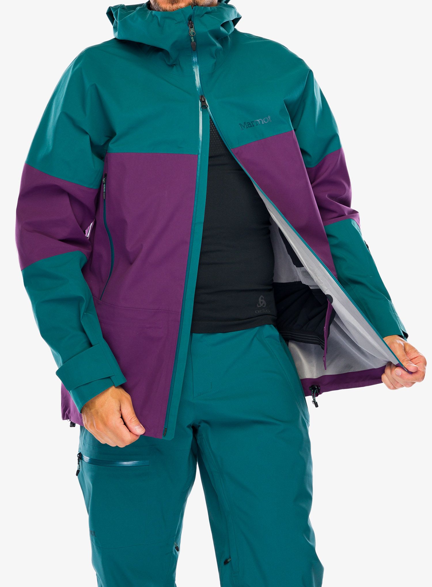 Куртка лижна Marmot Orion GORE-TEX Jacket - dark jungle/purple fig
