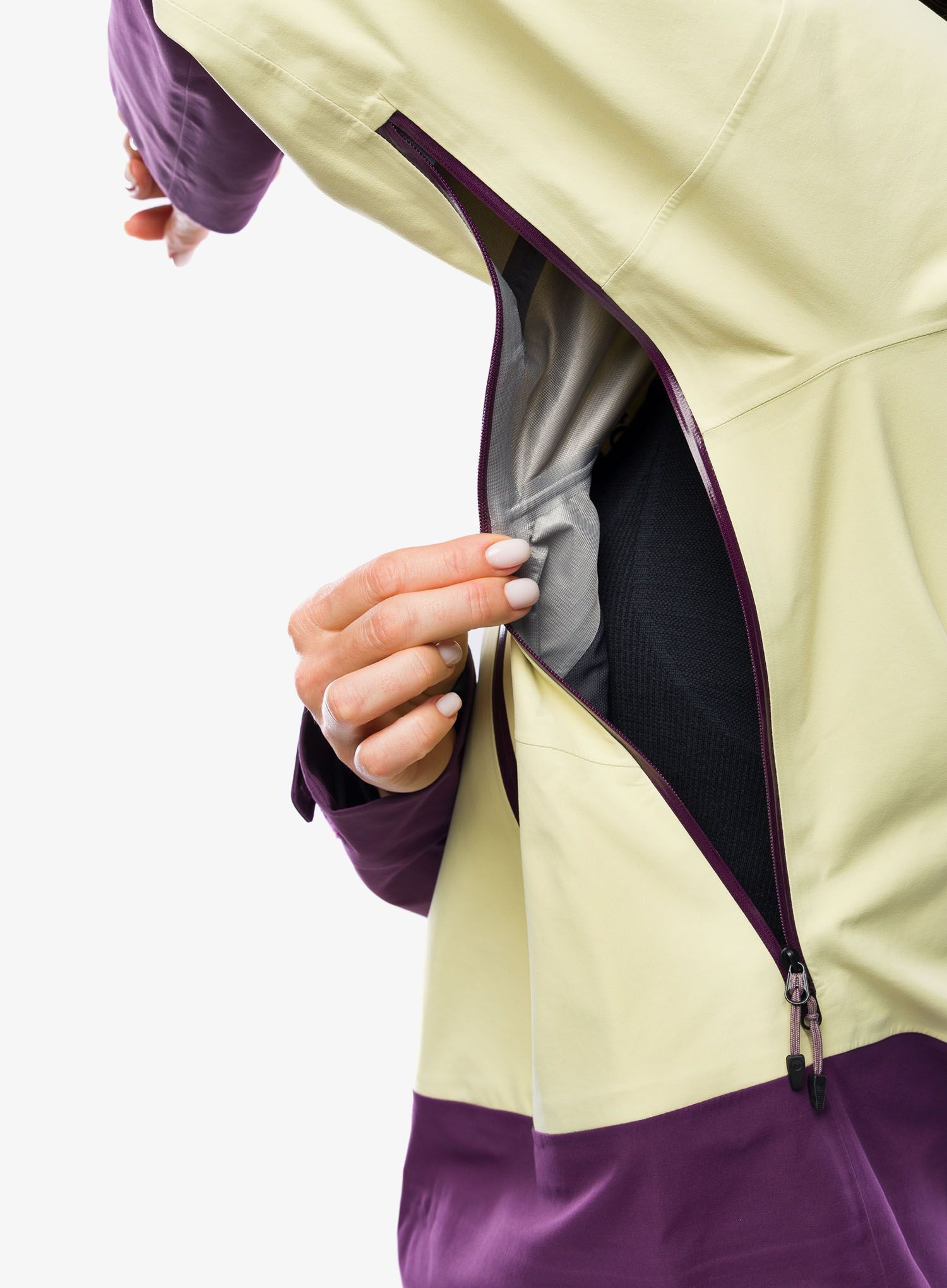 Куртка лижна жіноча Marmot Orion GORE-TEX Jacket - wheat/purple fig