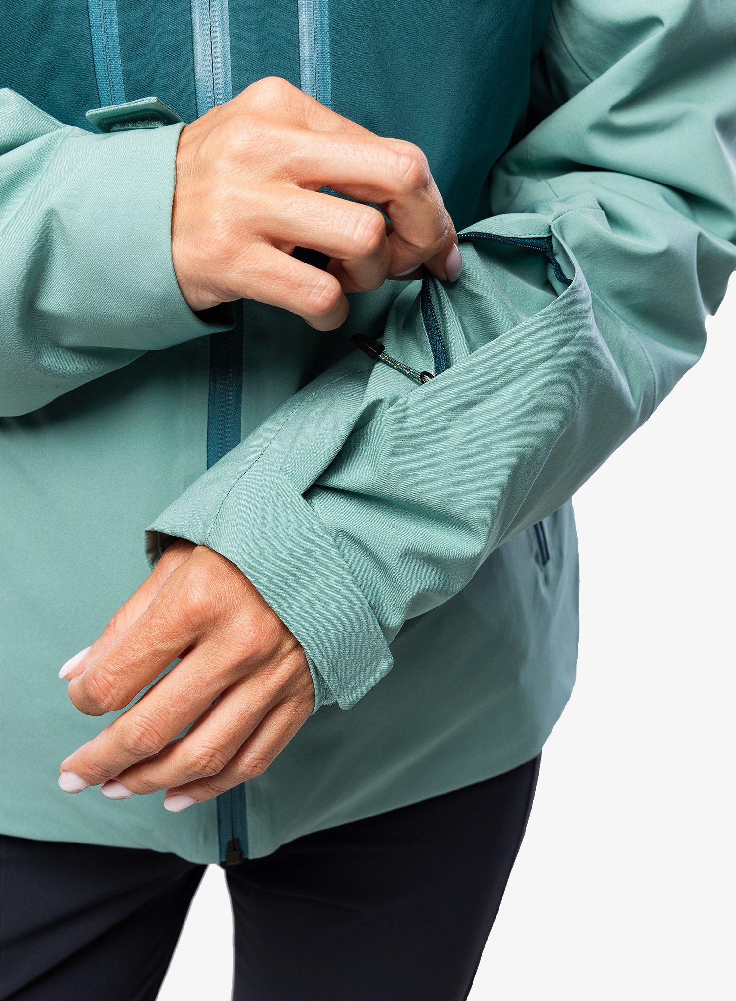 Куртка лижна жіноча Marmot Pace Jacket - dark jungle/blue agave