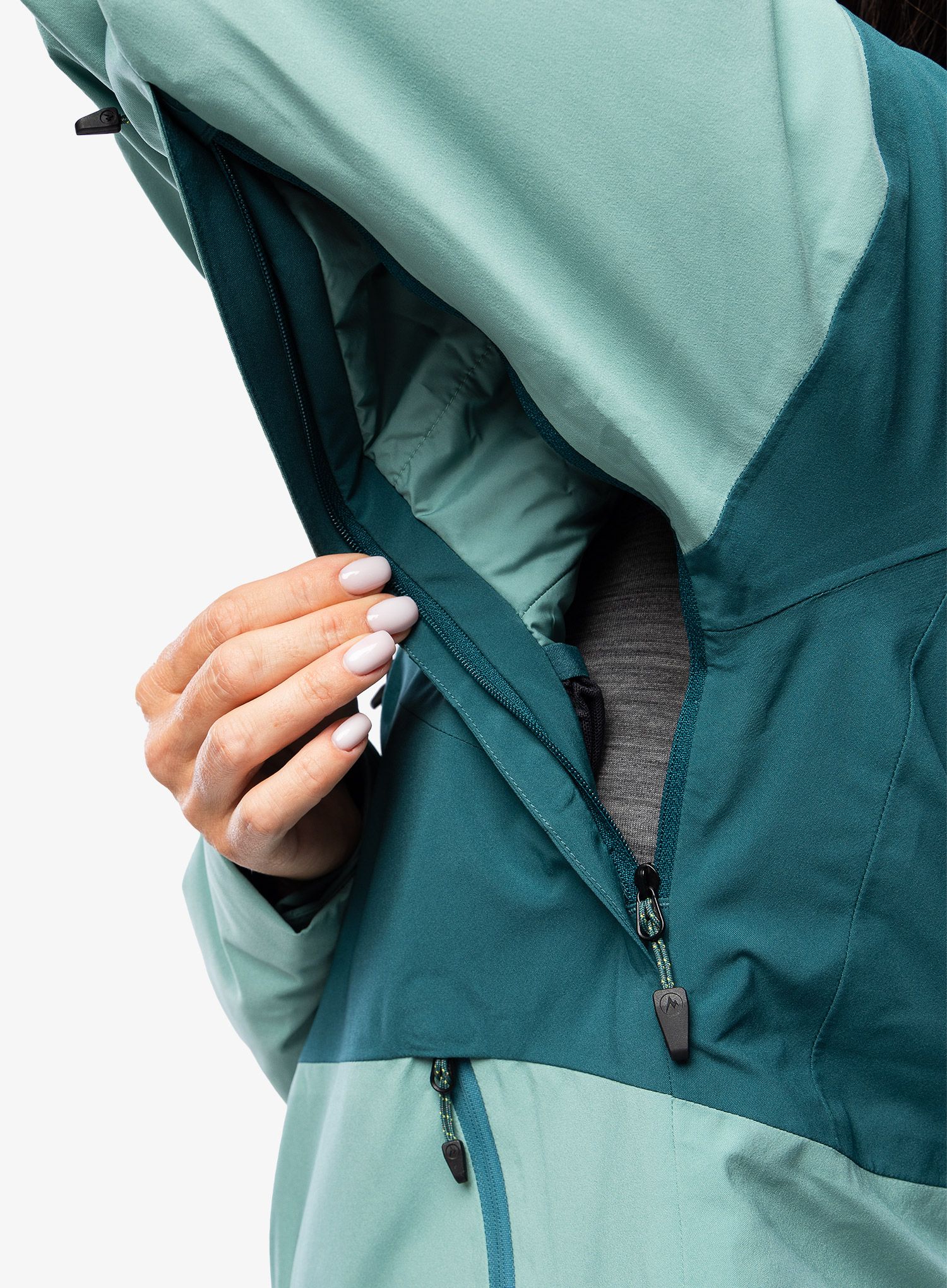 Куртка лижна жіноча Marmot Pace Jacket - dark jungle/blue agave