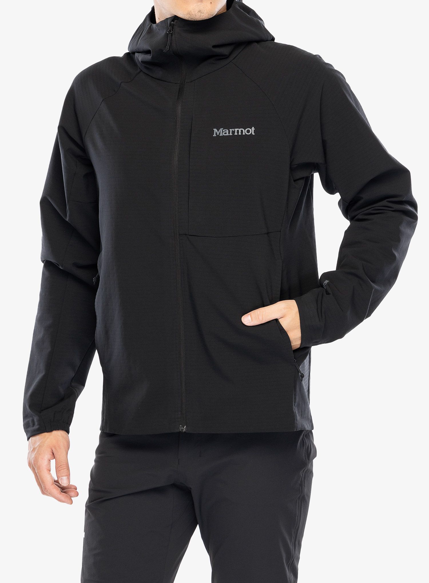 Вітровка Marmot Pinnacle DriClime Hoody - black