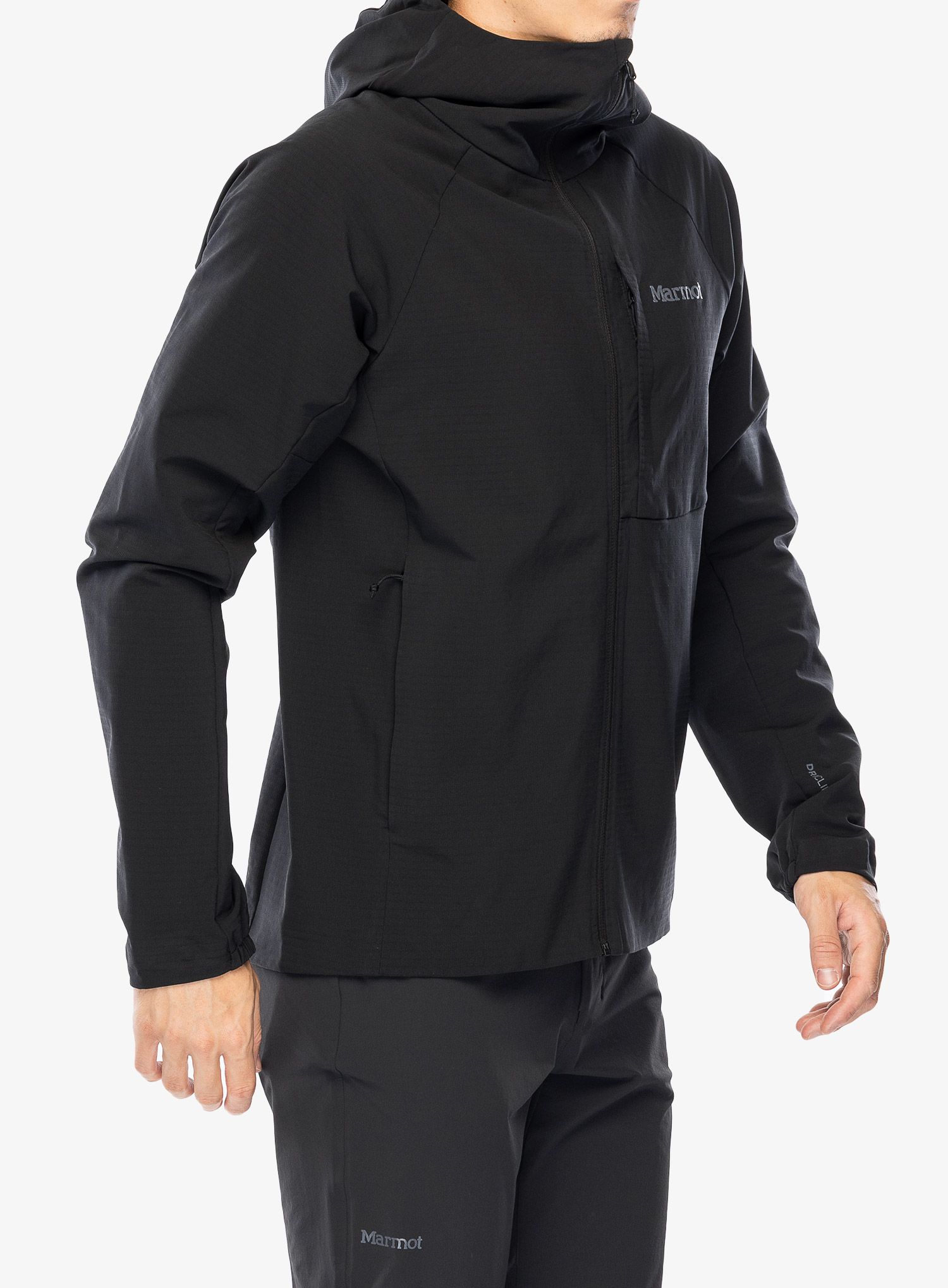 Вітровка Marmot Pinnacle DriClime Hoody - black