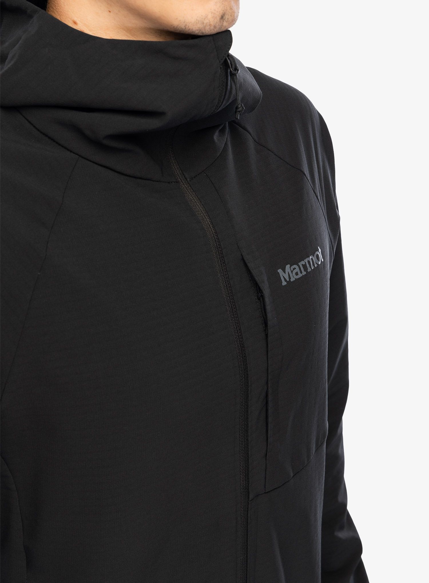 Вітровка Marmot Pinnacle DriClime Hoody - black