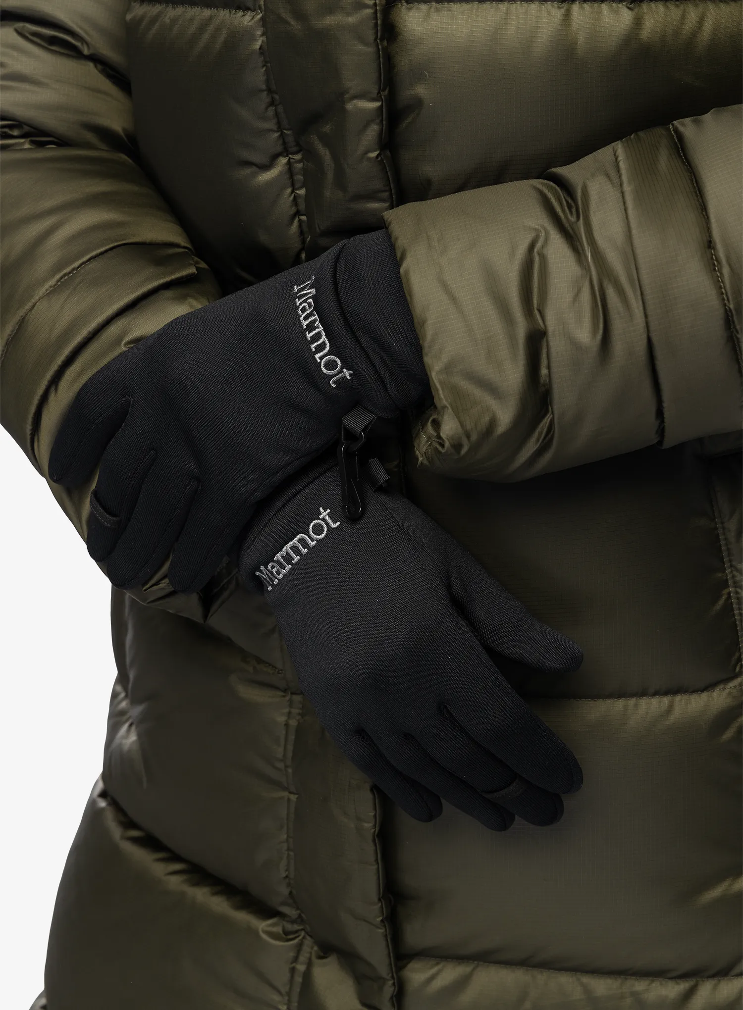 Рукавички жіночі Marmot Power Stretch Connect Glove - black/black