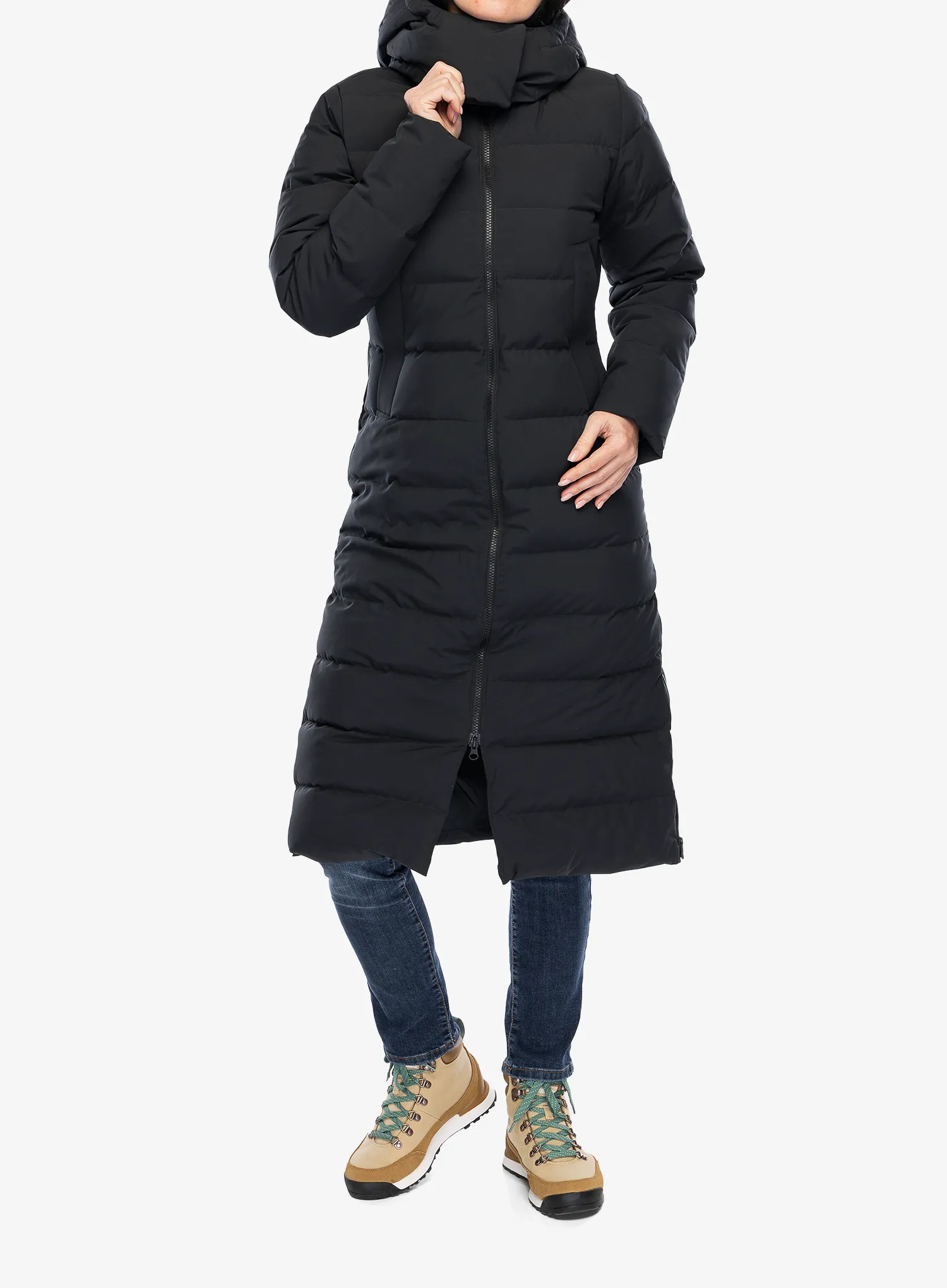 Плащ пуховий жіночий Marmot Prospect Coat - black/black