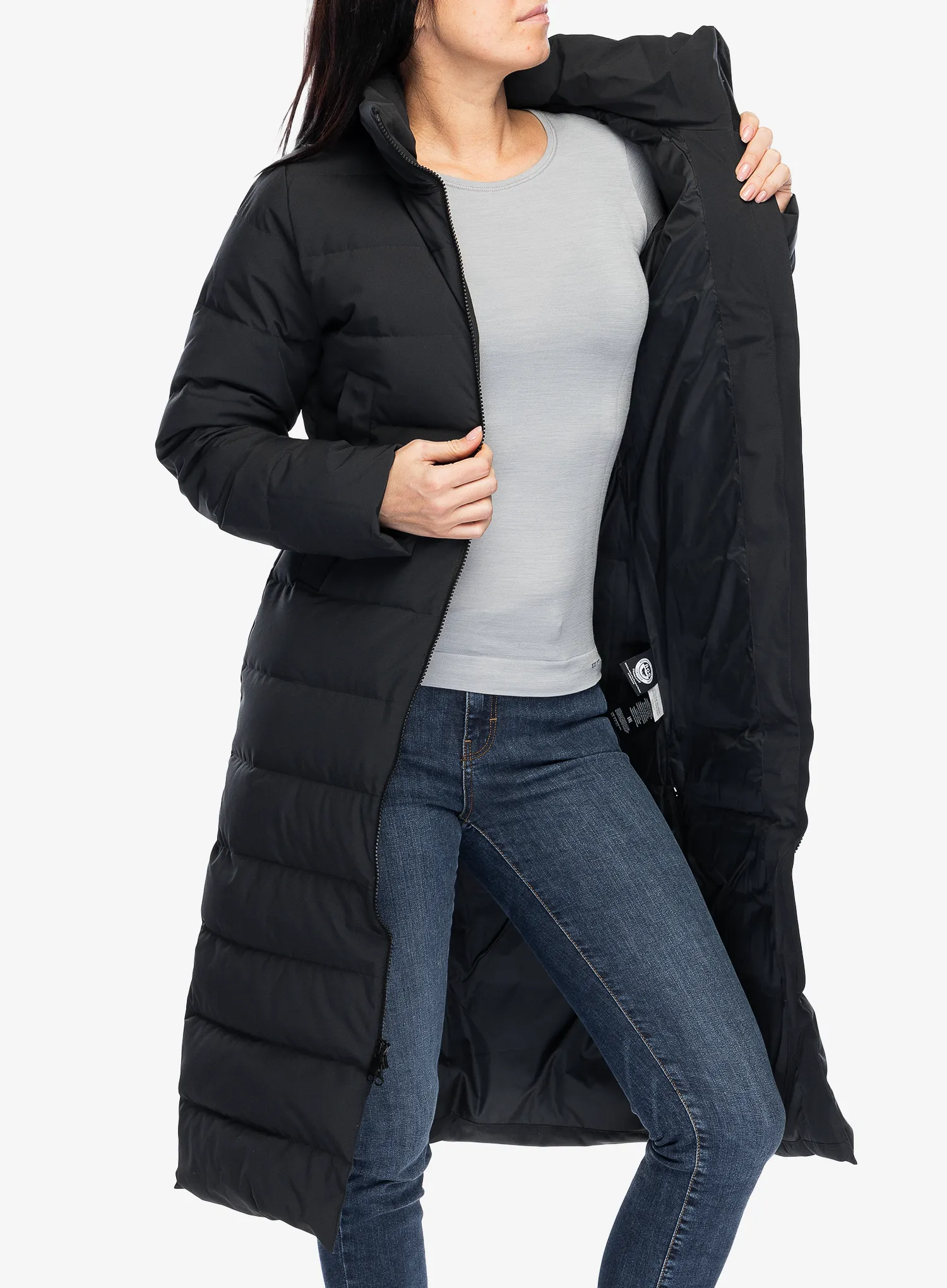 Плащ пуховий жіночий Marmot Prospect Coat - black/black