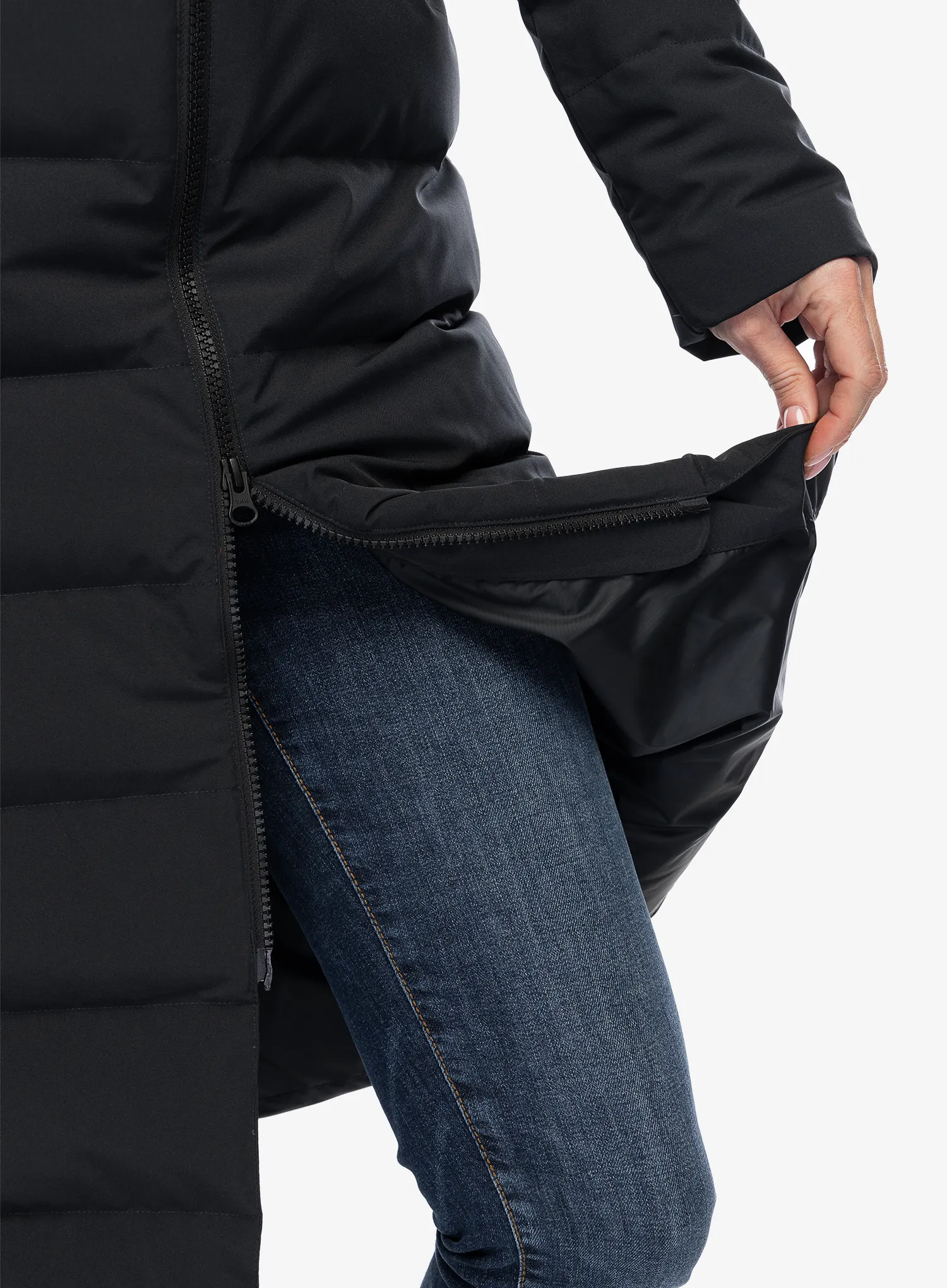 Плащ пуховий жіночий Marmot Prospect Coat - black/black