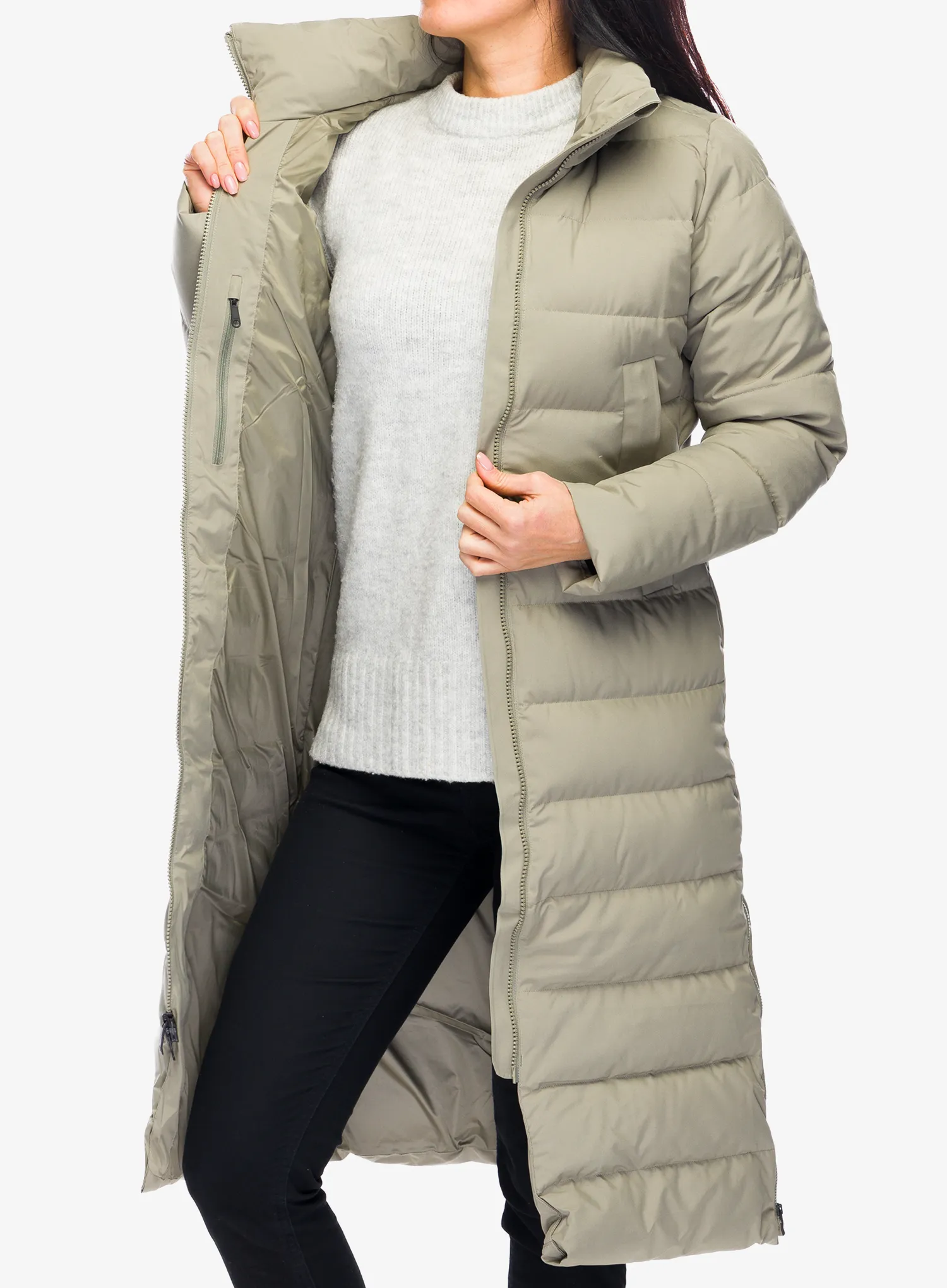 Плащ пуховий жіночий Marmot Prospect Coat - vetiver