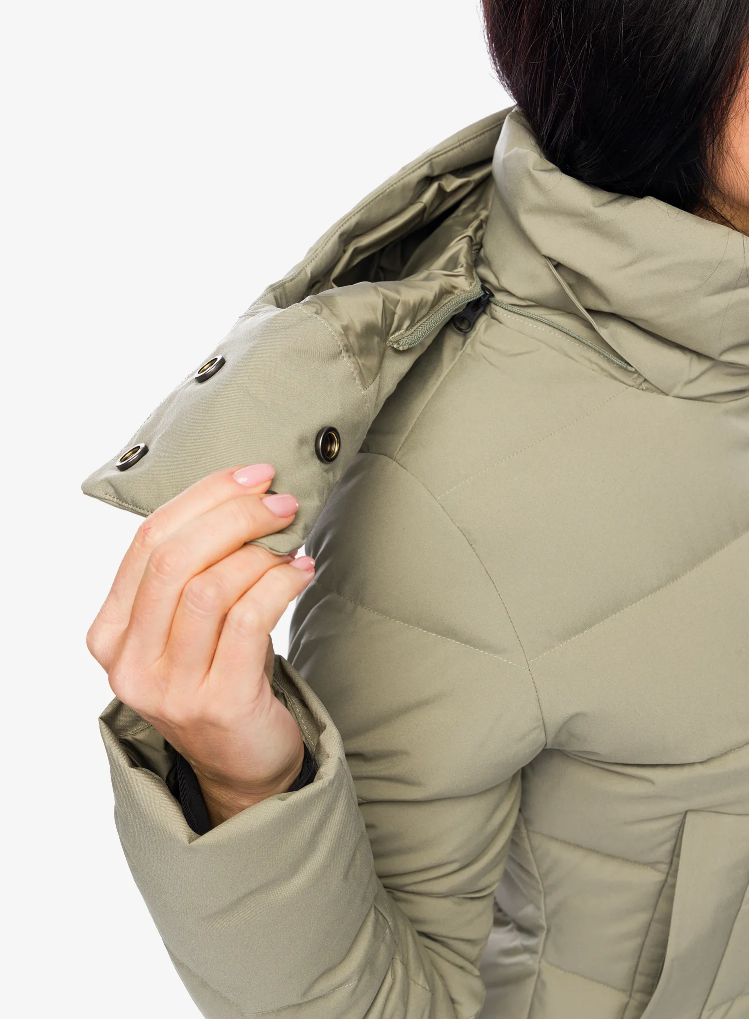 Плащ пуховий жіночий Marmot Prospect Coat - vetiver