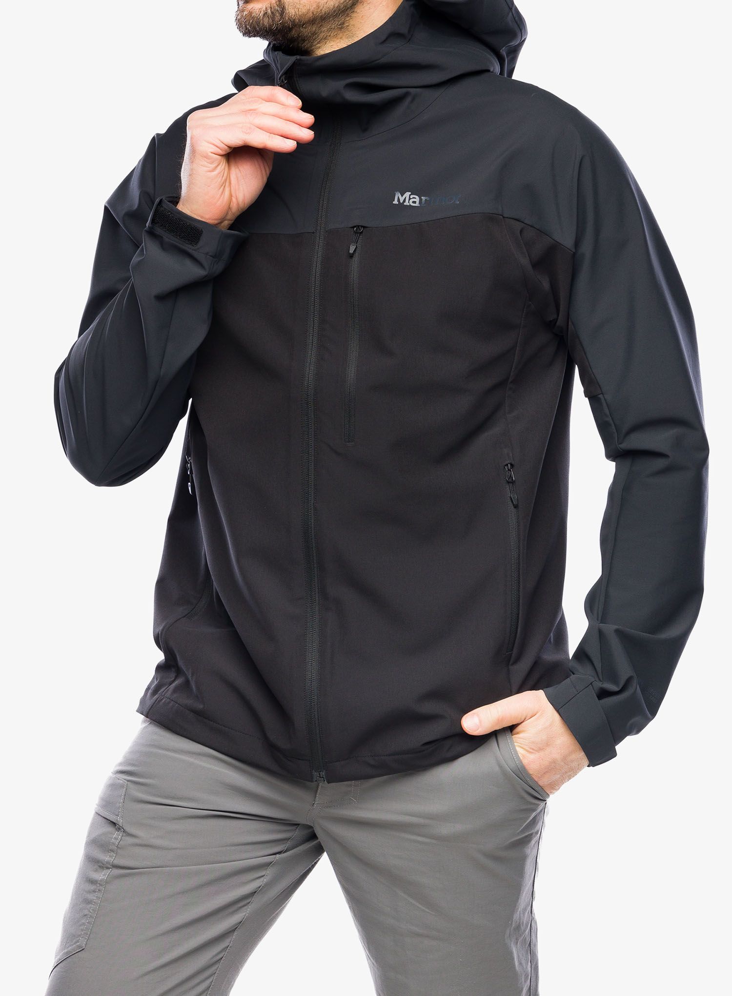 Куртка softshell Marmot ROM GORE-TEX Infinium Hoody - black