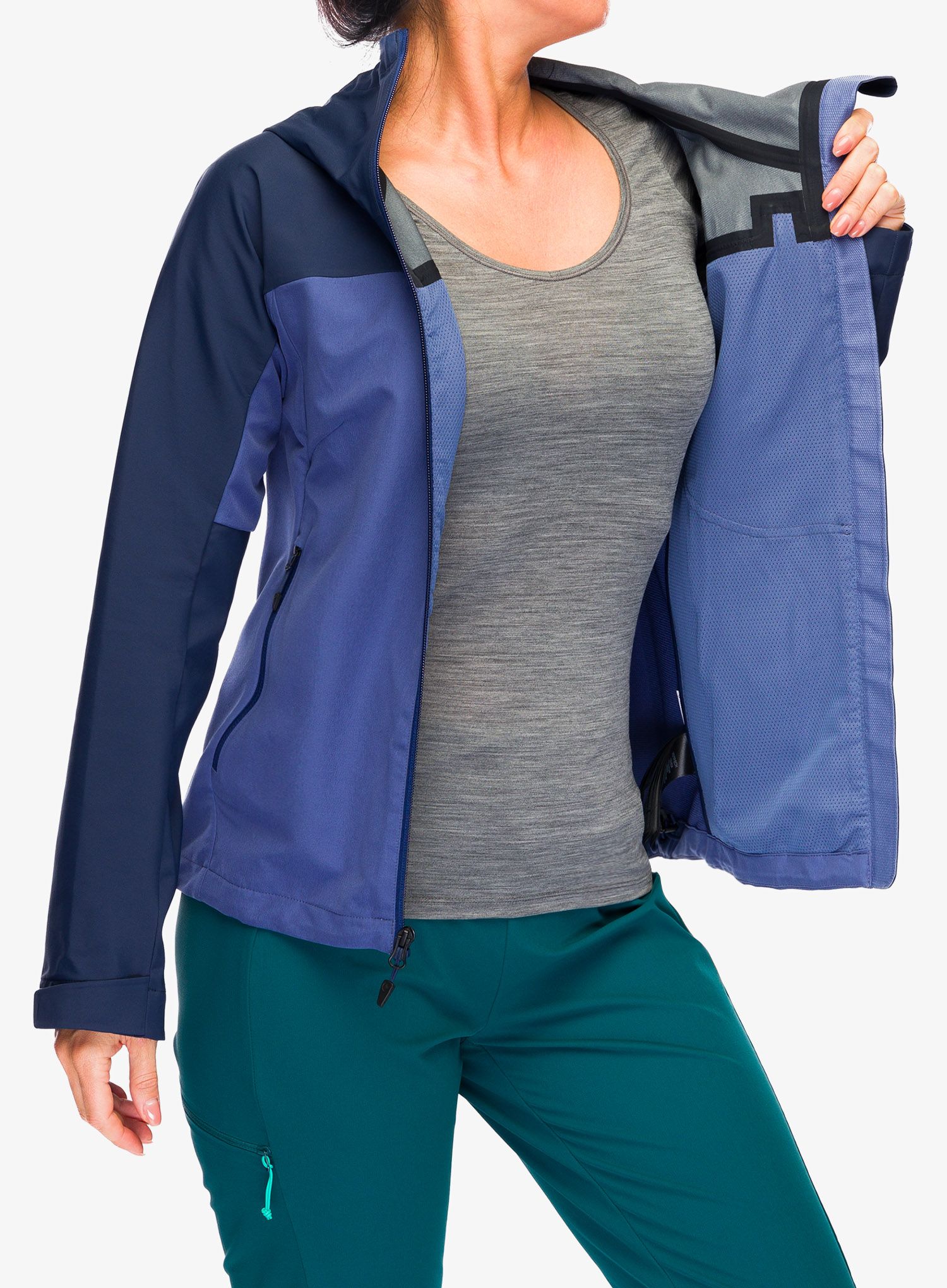 Куртка softshell жіноча Marmot ROM Hoody - arctic navy/storm