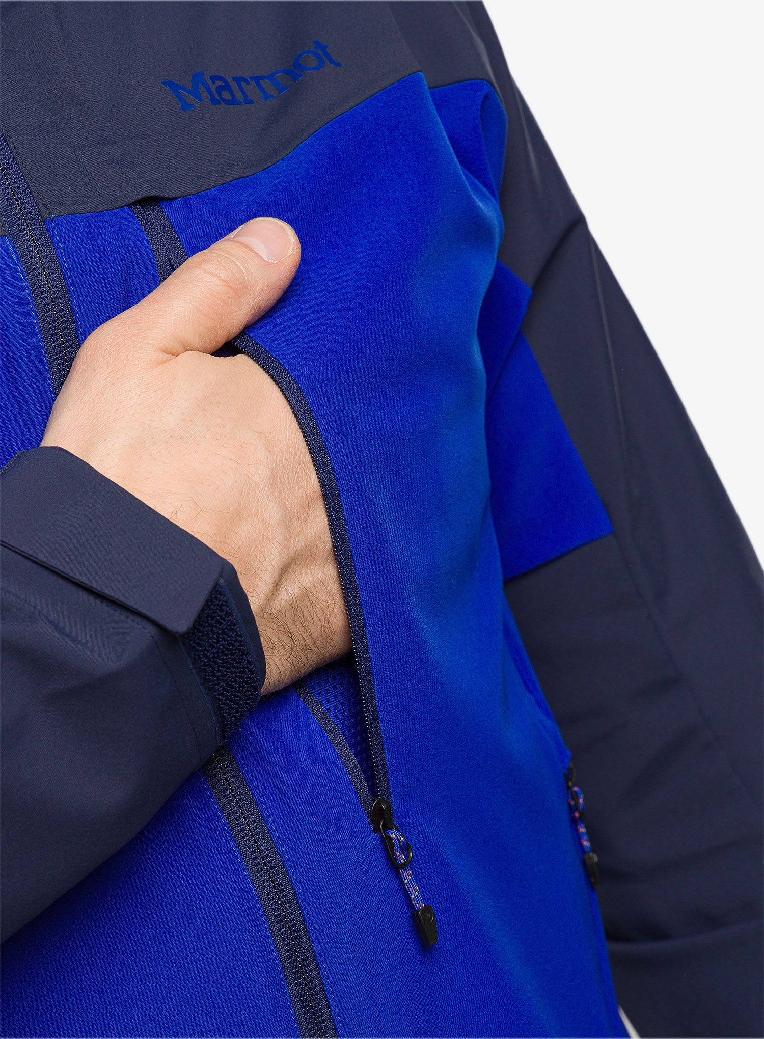 Куртка softshell Marmot ROM Hoody - dark azure/arctic navy