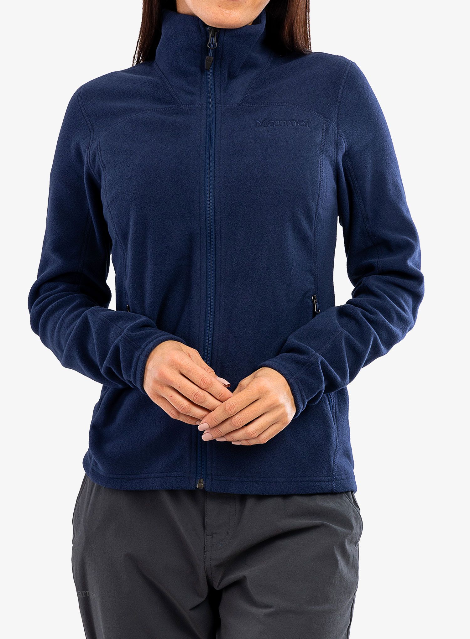 Кофта на замку жіноча Marmot Reactor Polartec Jacket - arctic navy 