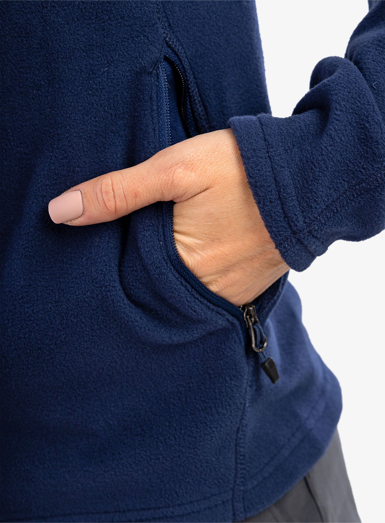 Кофта на замку жіноча Marmot Reactor Polartec Jacket - arctic navy 