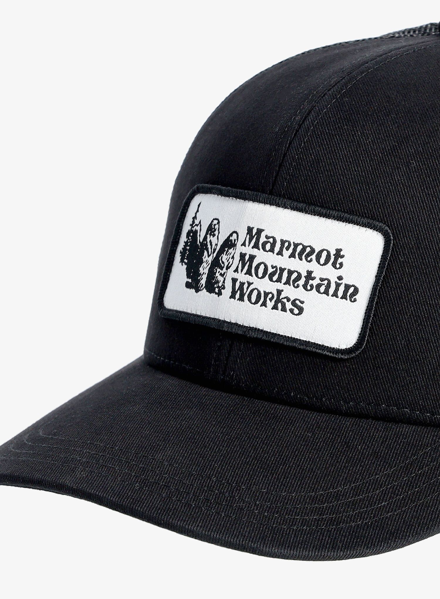 Кепка Marmot Retro Trucker Hat - black/black
