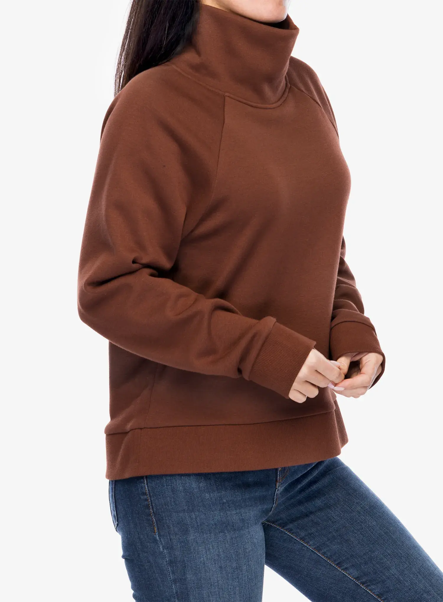 Кофта жіноча Marmot Rowan Funnel Neck - chocolate