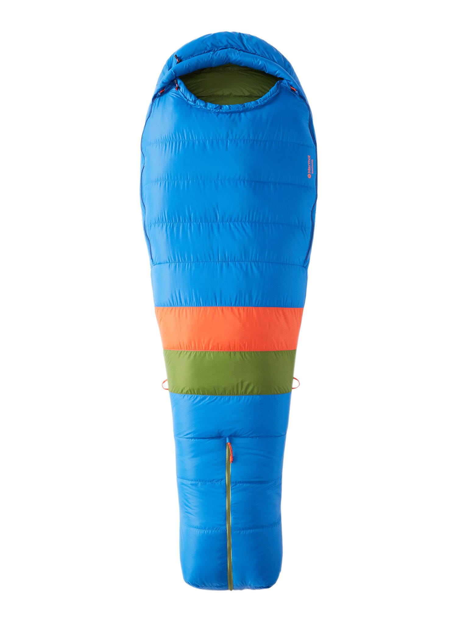 Спальний мішок пуховий Marmot Sawtooth (183 cm) - dark azure/foliage