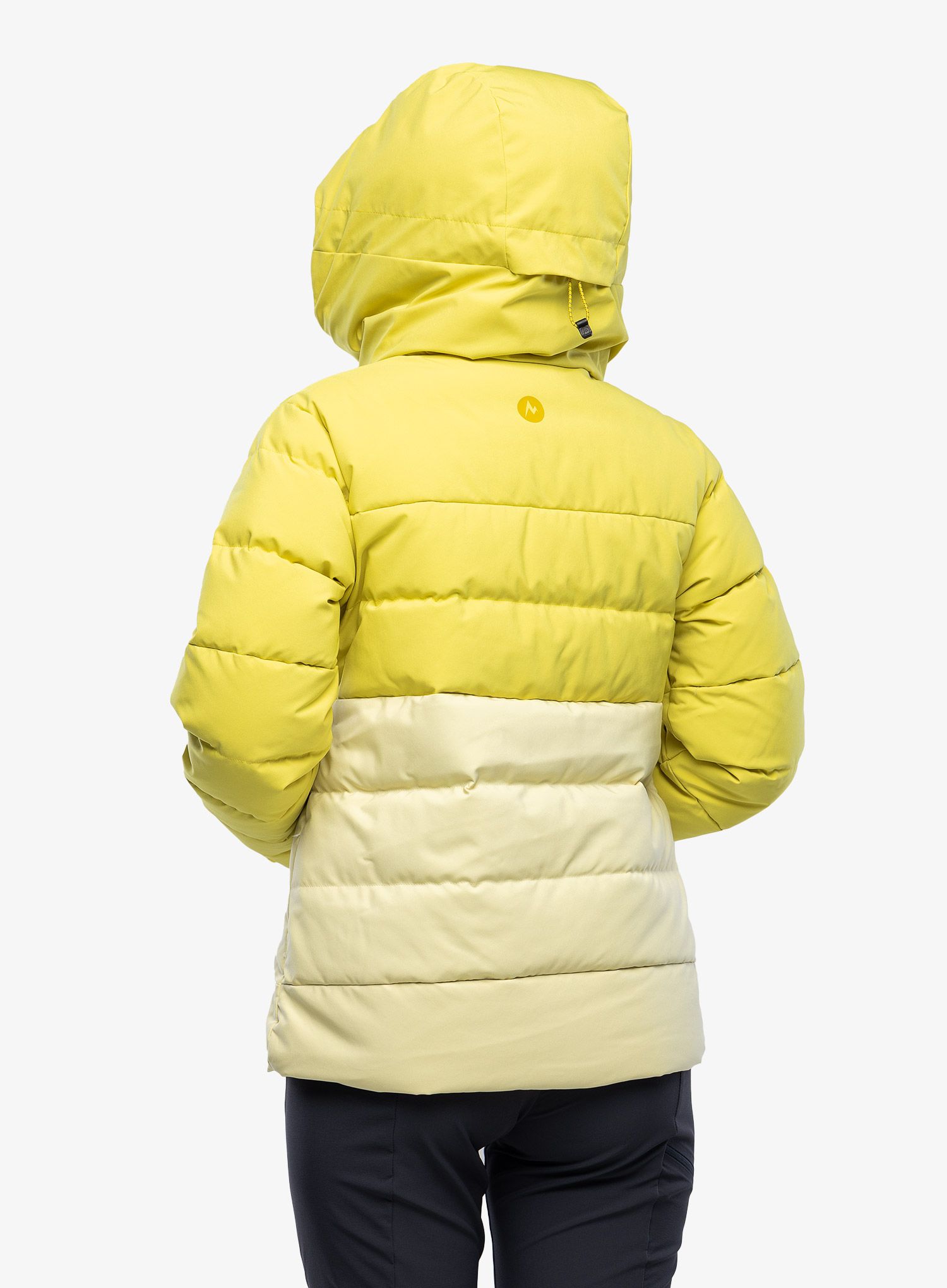 Пуховик жіноча Marmot Slingshot Jacket - limelight/wheat