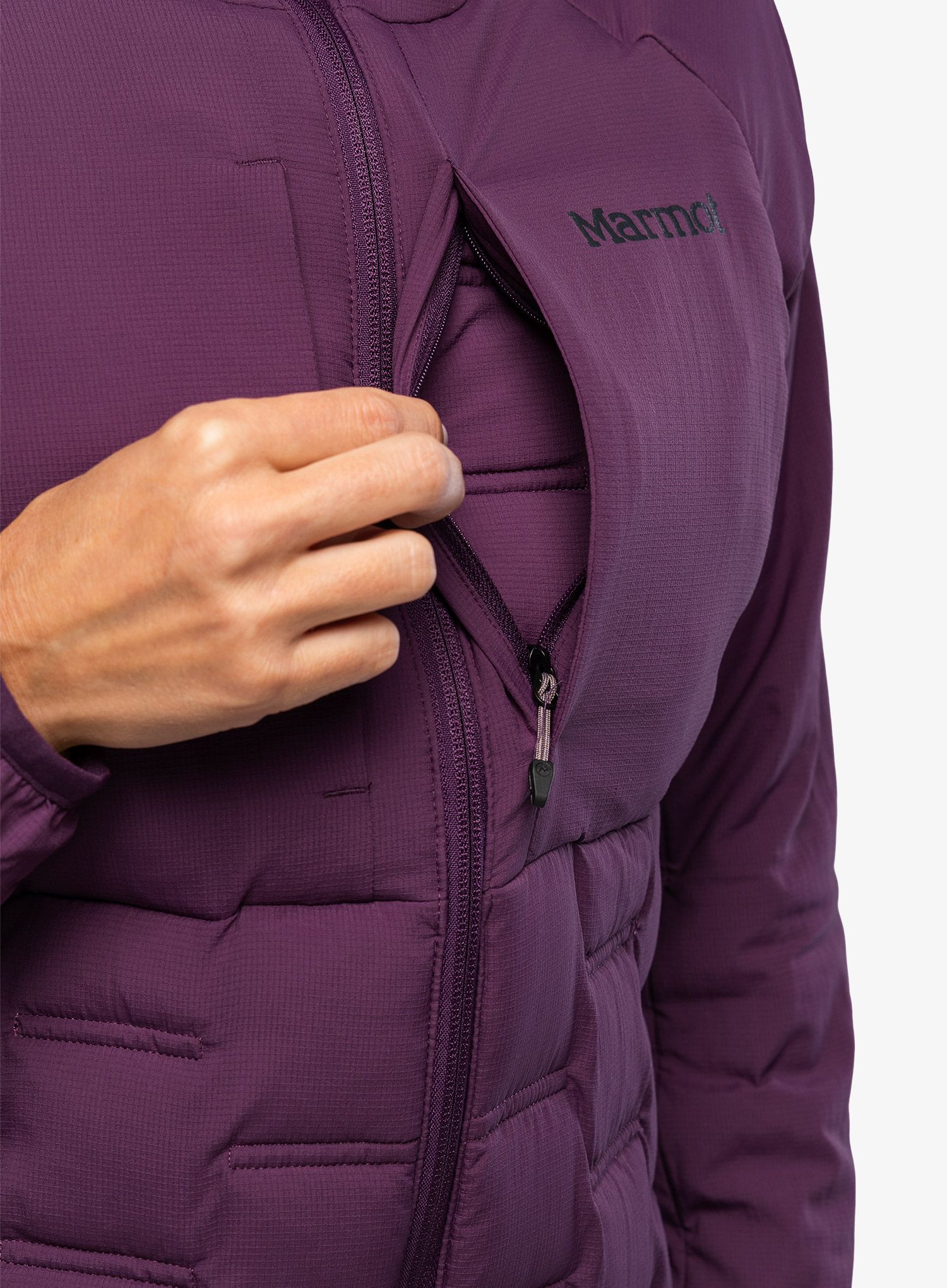 Пуховик жіноча Marmot WarmCube Active Alt HB - purple fig