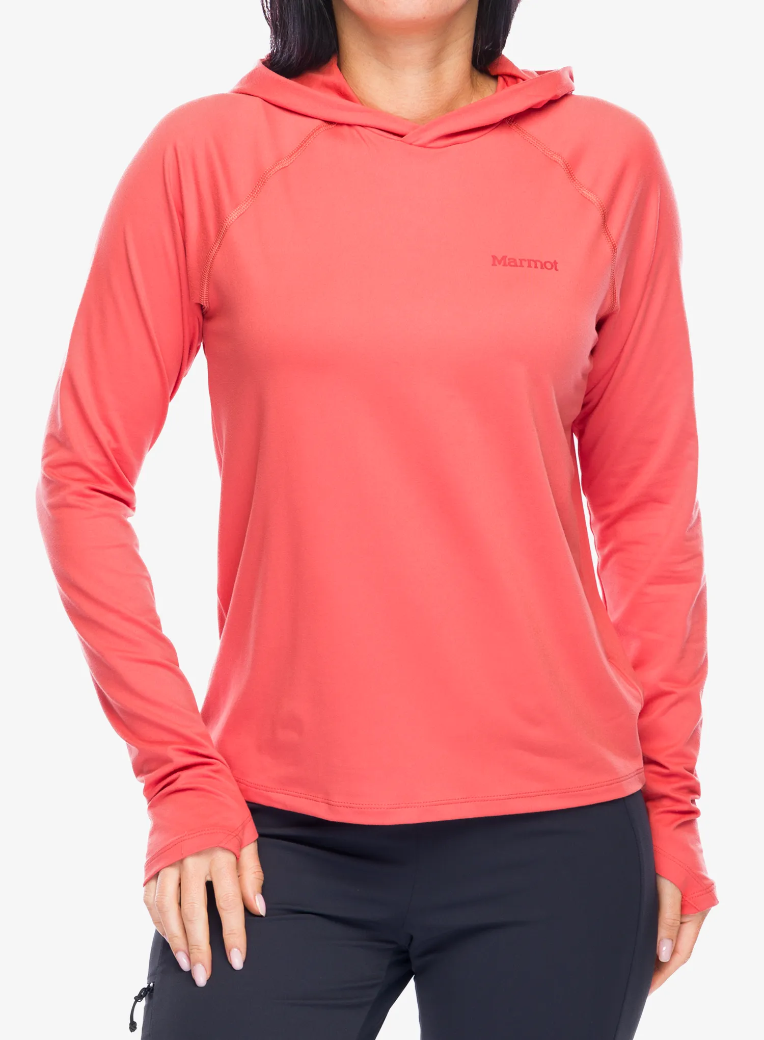 Кофта з каптуром жіноча Marmot Windridge Hoody - grapefruit