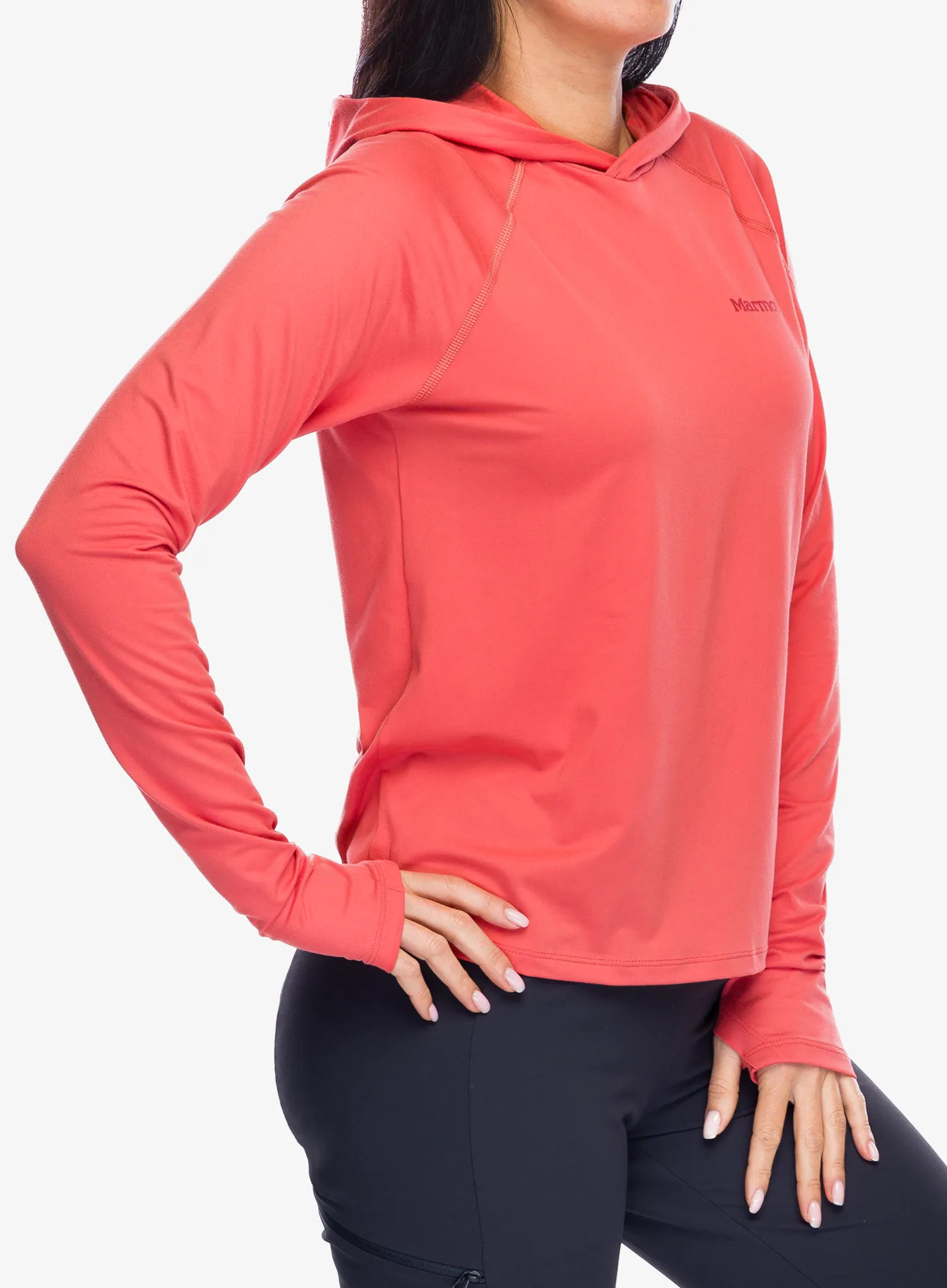 Кофта з каптуром жіноча Marmot Windridge Hoody - grapefruit