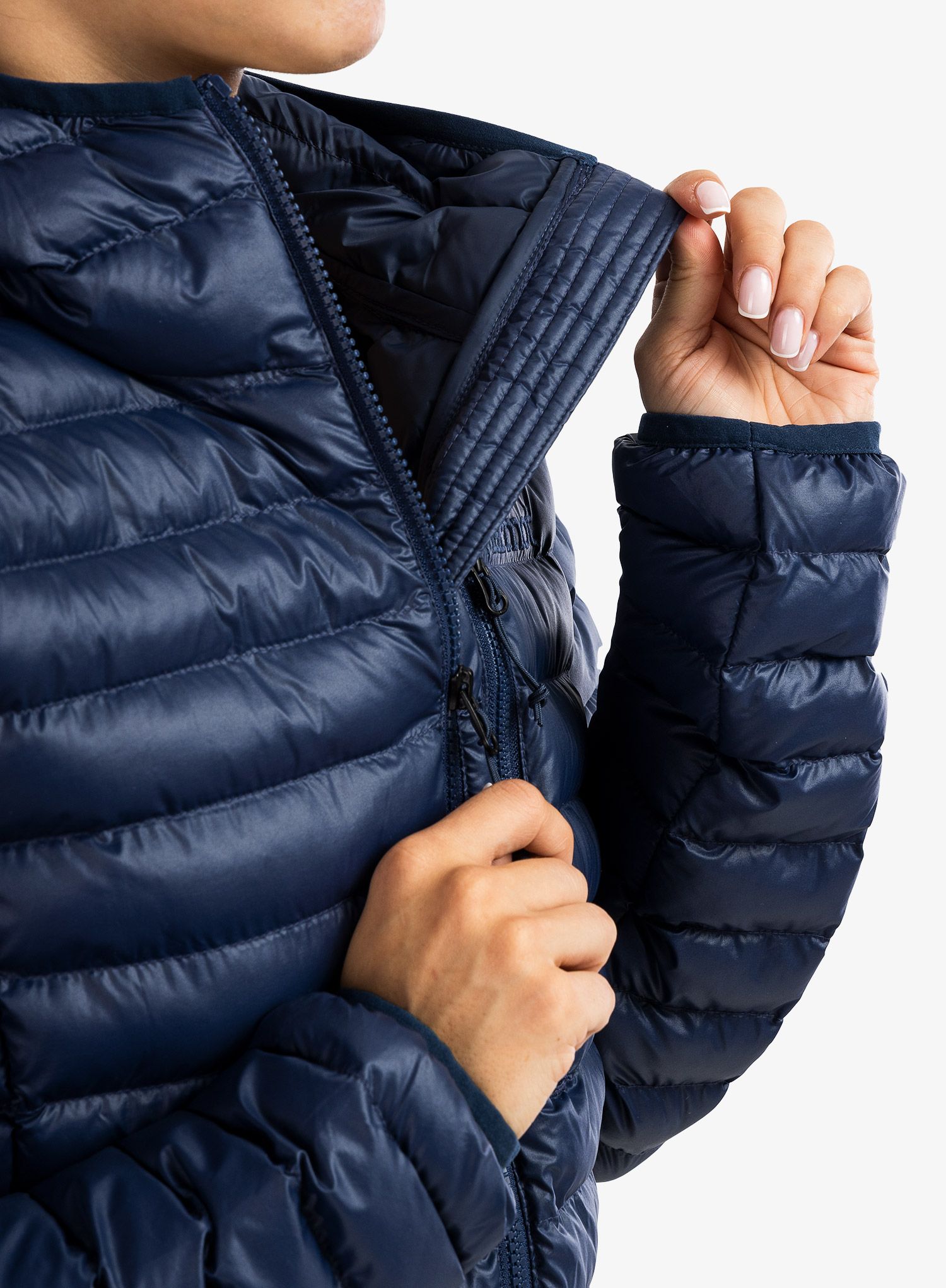 Плащ жіночий Marmot Echo Featherless Long Jacket - arctic navy shiny
