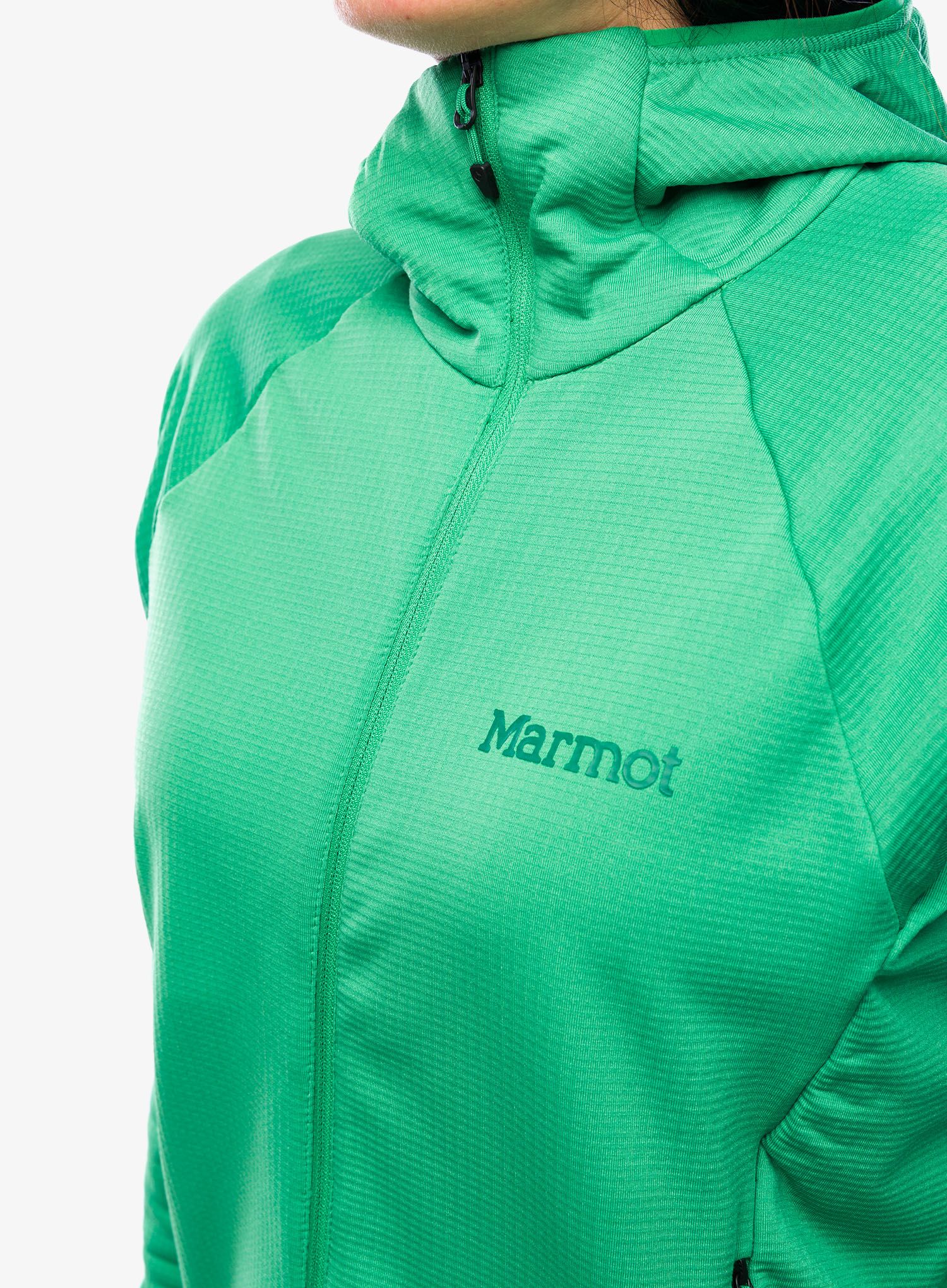 Кофта флісова жіноча Marmot Leconte Fleece Hoody - clover