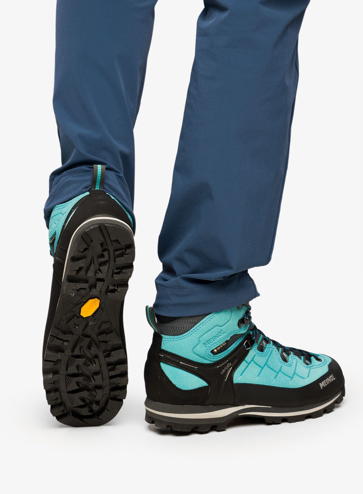 Черевики трекінгові жіночі високі Meindl Litepeak Lady GTX - aquamarine/graphite