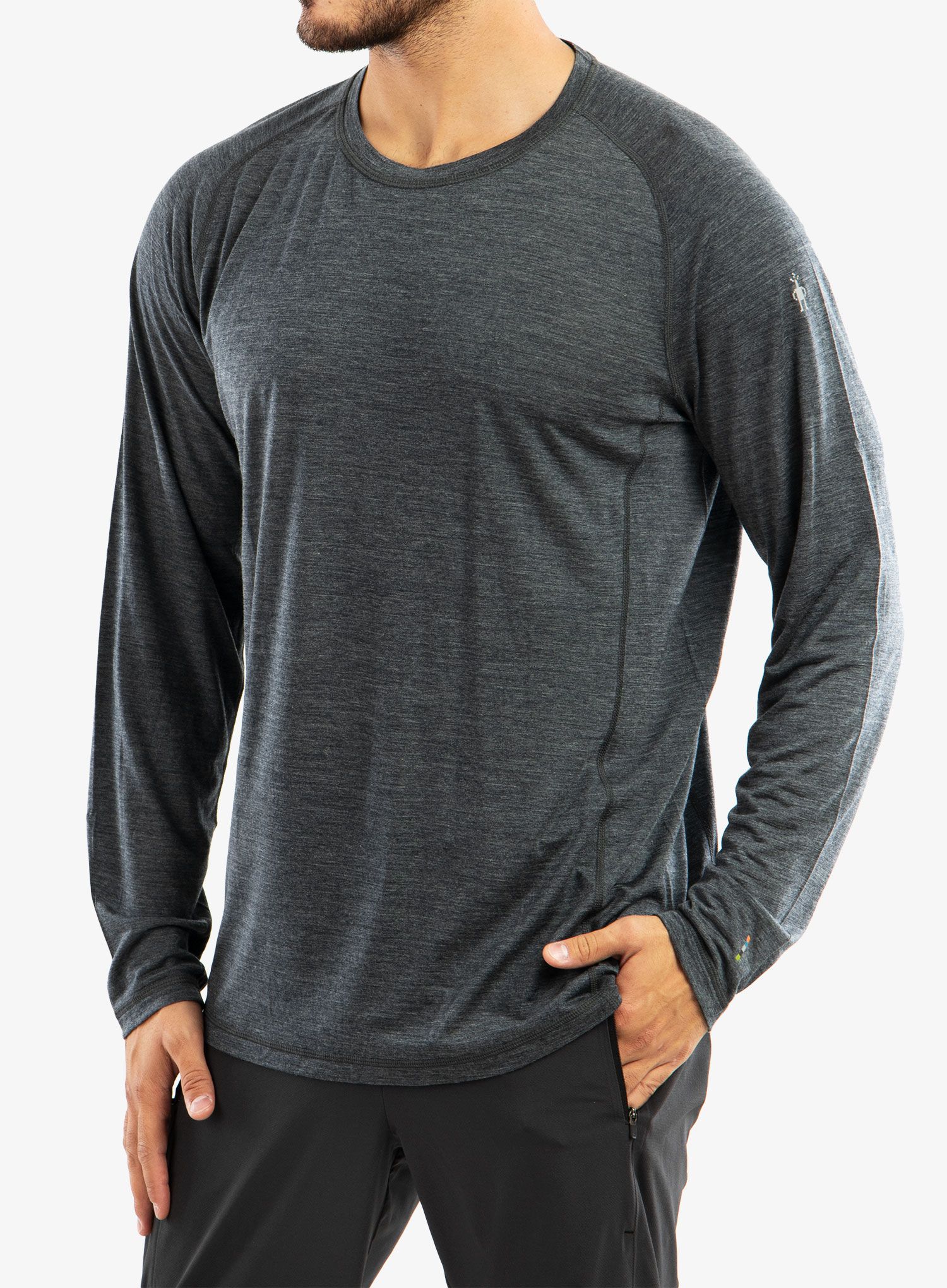 Кофта Smartwool Merino Sport Ultralite L/S - charcoal