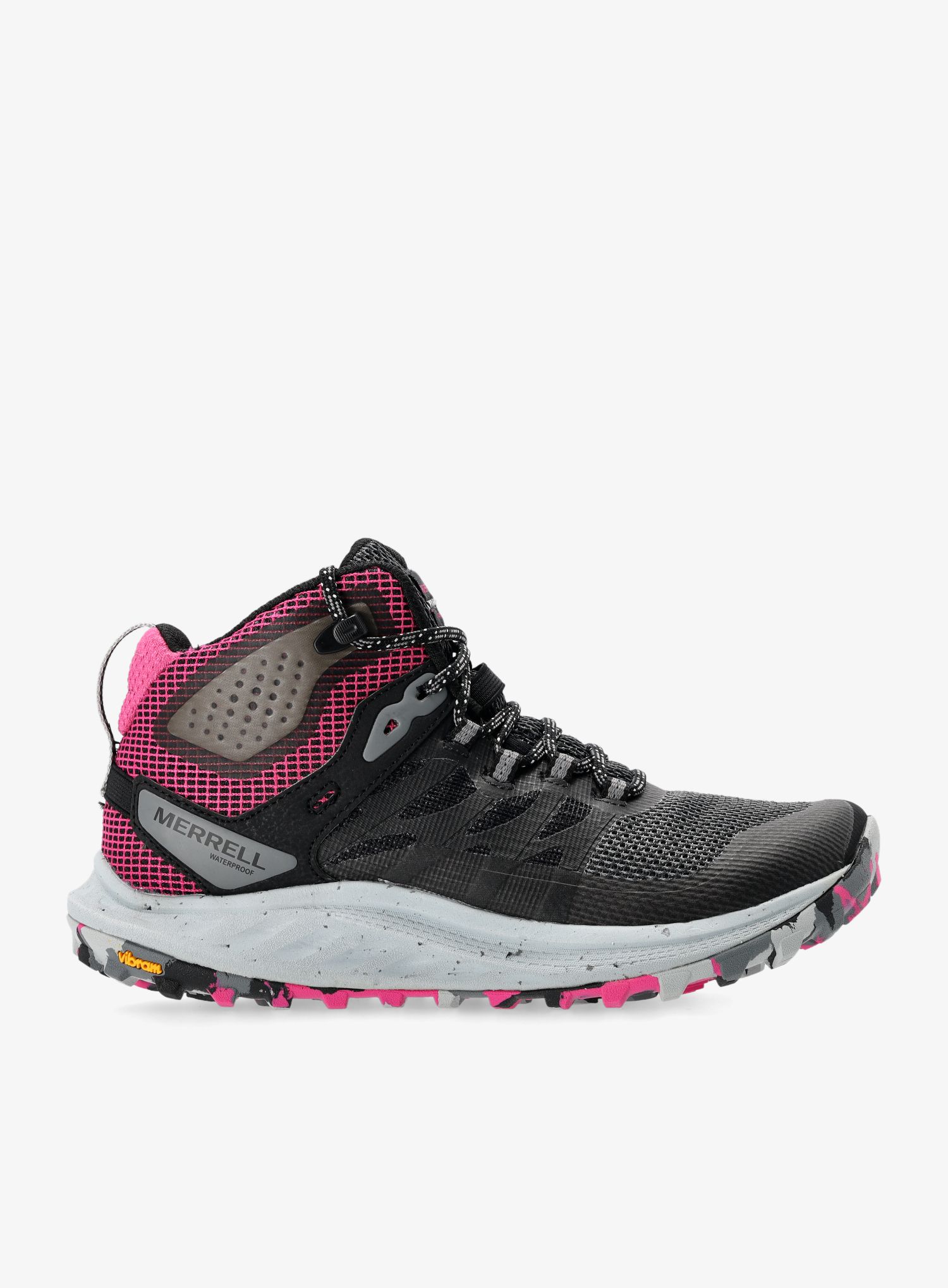Черевики туристичні жіночі Merrell Antora 3 Mid WP - black/fuchsia