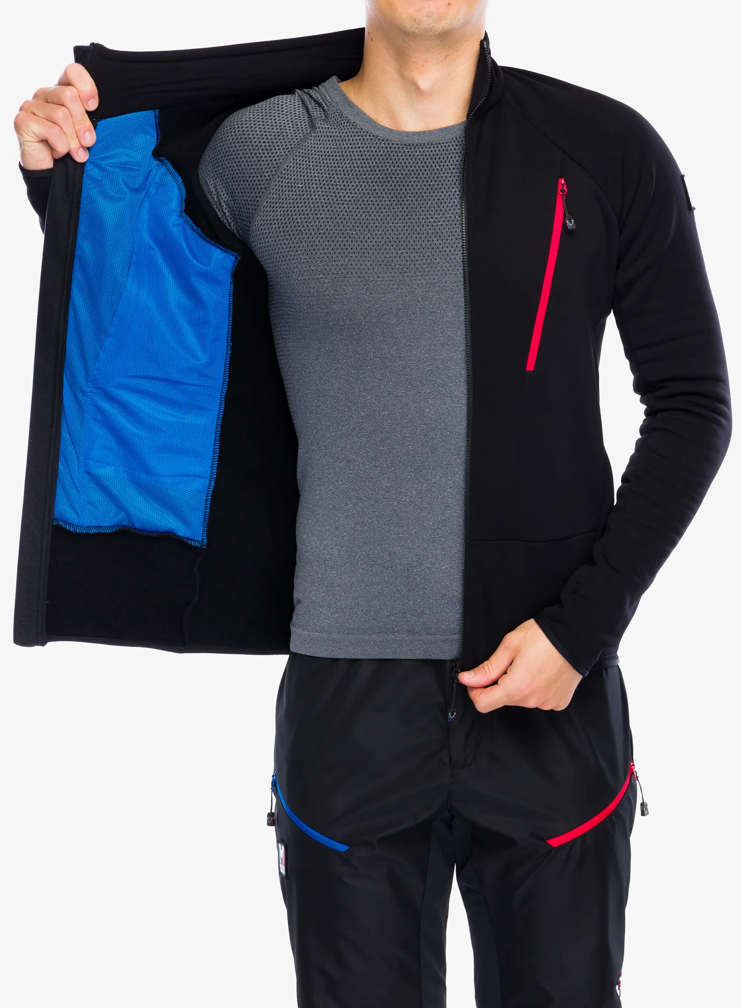 Кофта на блискавці Millet Trilogy Icon Power Jacket - black