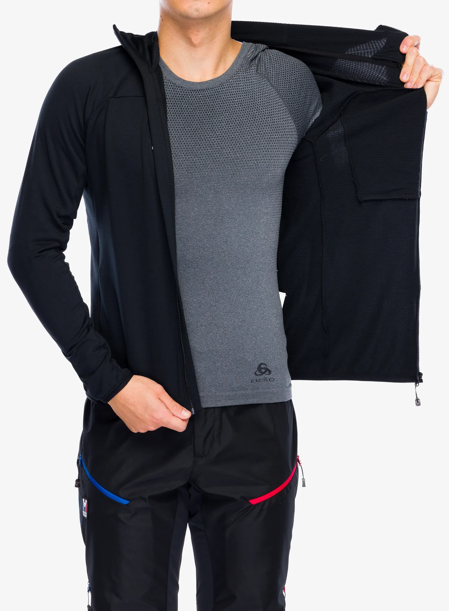 Кофта флісова Millet Trilogy Light Grid Hoodie - black