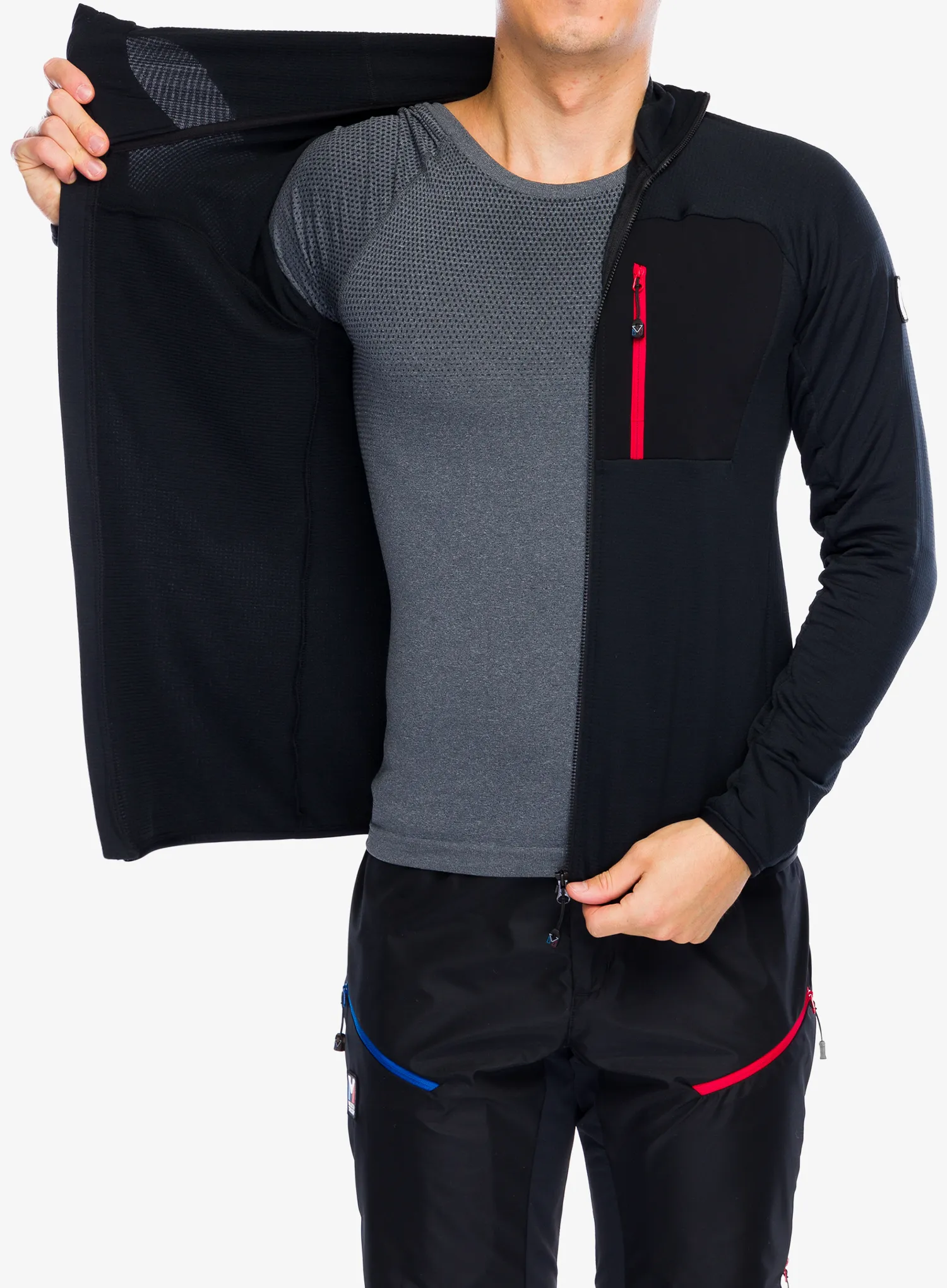 Кофта флісова Millet Trilogy Light Grid Hoodie - black