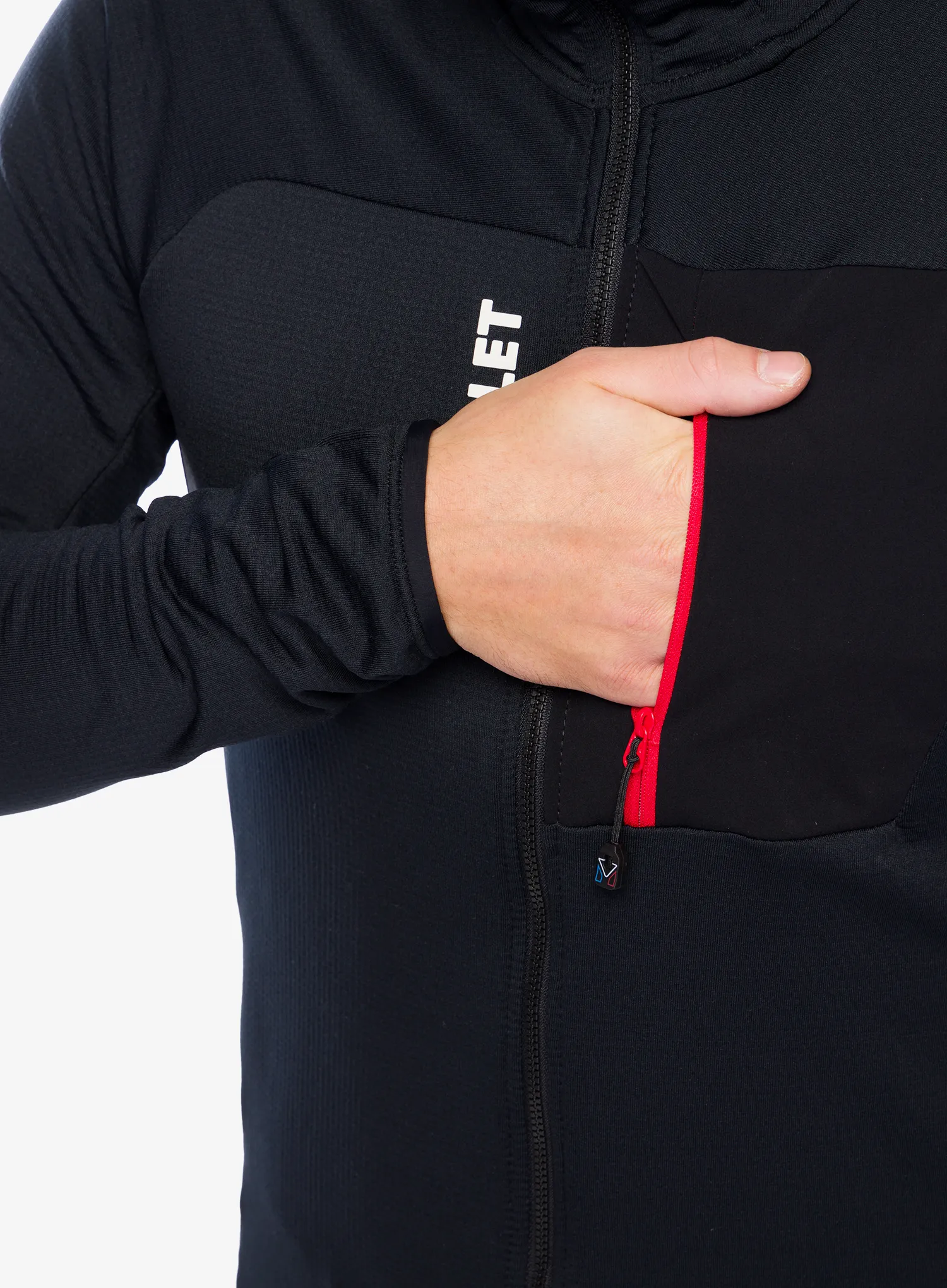 Кофта флісова Millet Trilogy Light Grid Hoodie - black