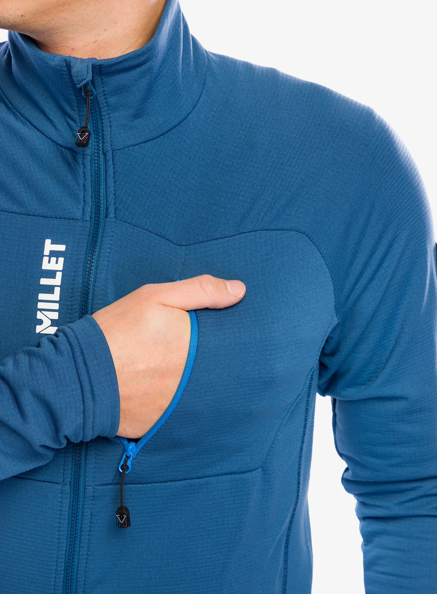 Кофта флісова Millet Trilogy Light Grid Jacket - dark denim