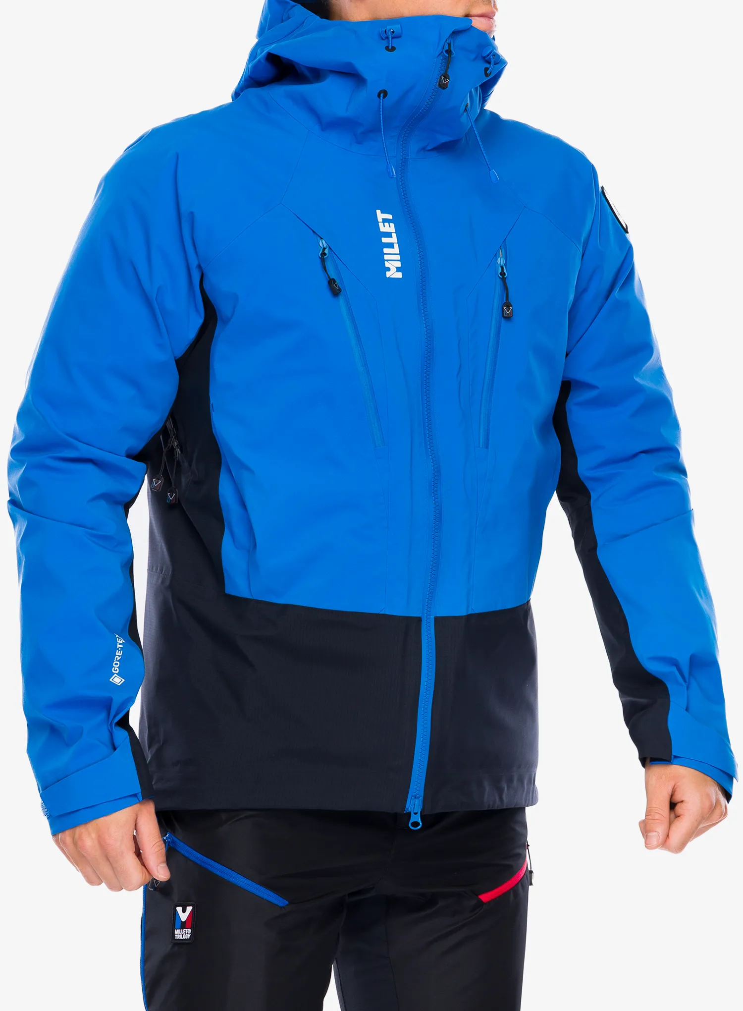 Куртка дощовик Millet Trilogy V Icon GTX Pro Jacket - black/icon blue