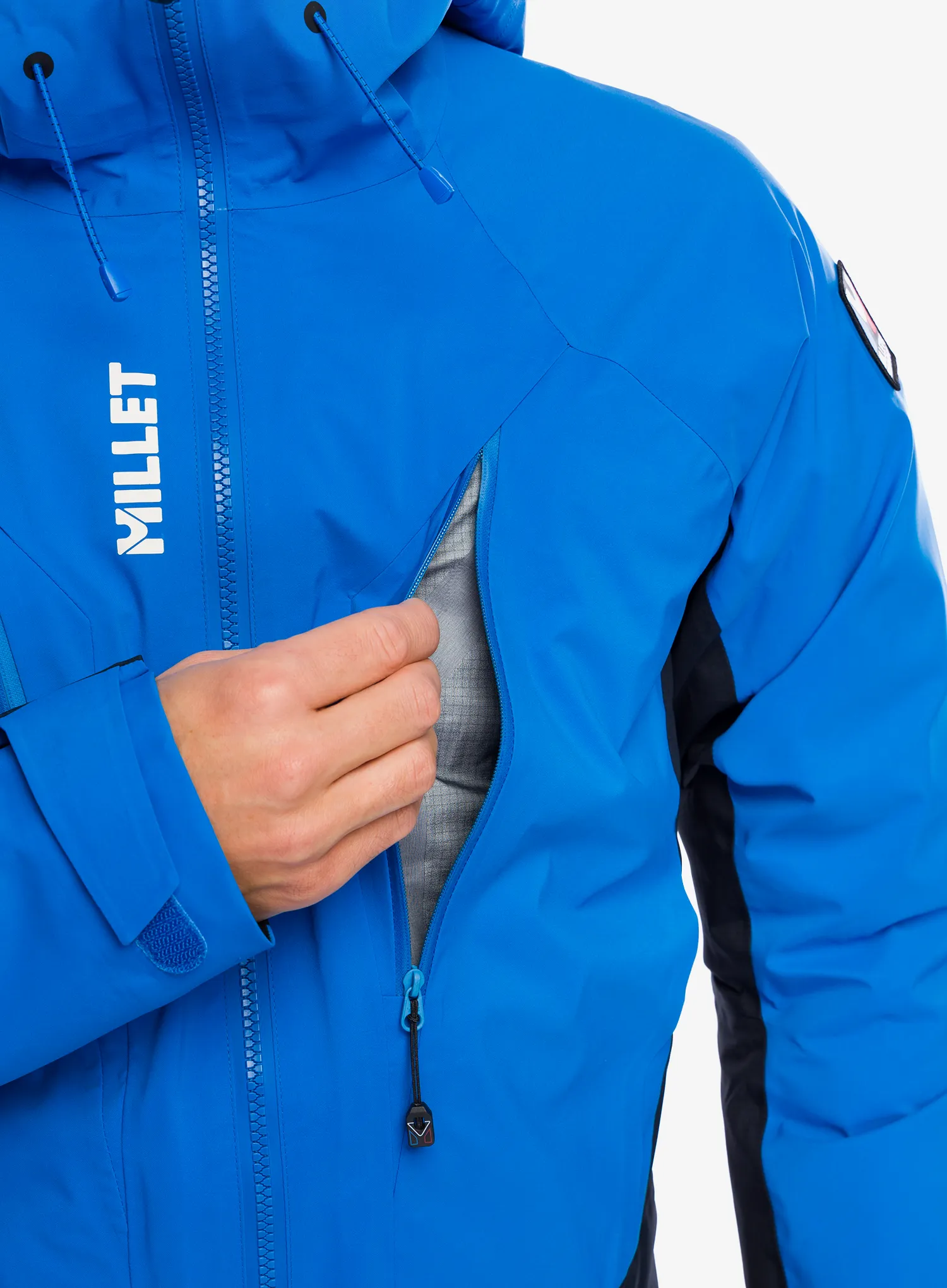 Куртка дощовик Millet Trilogy V Icon GTX Pro Jacket - black/icon blue