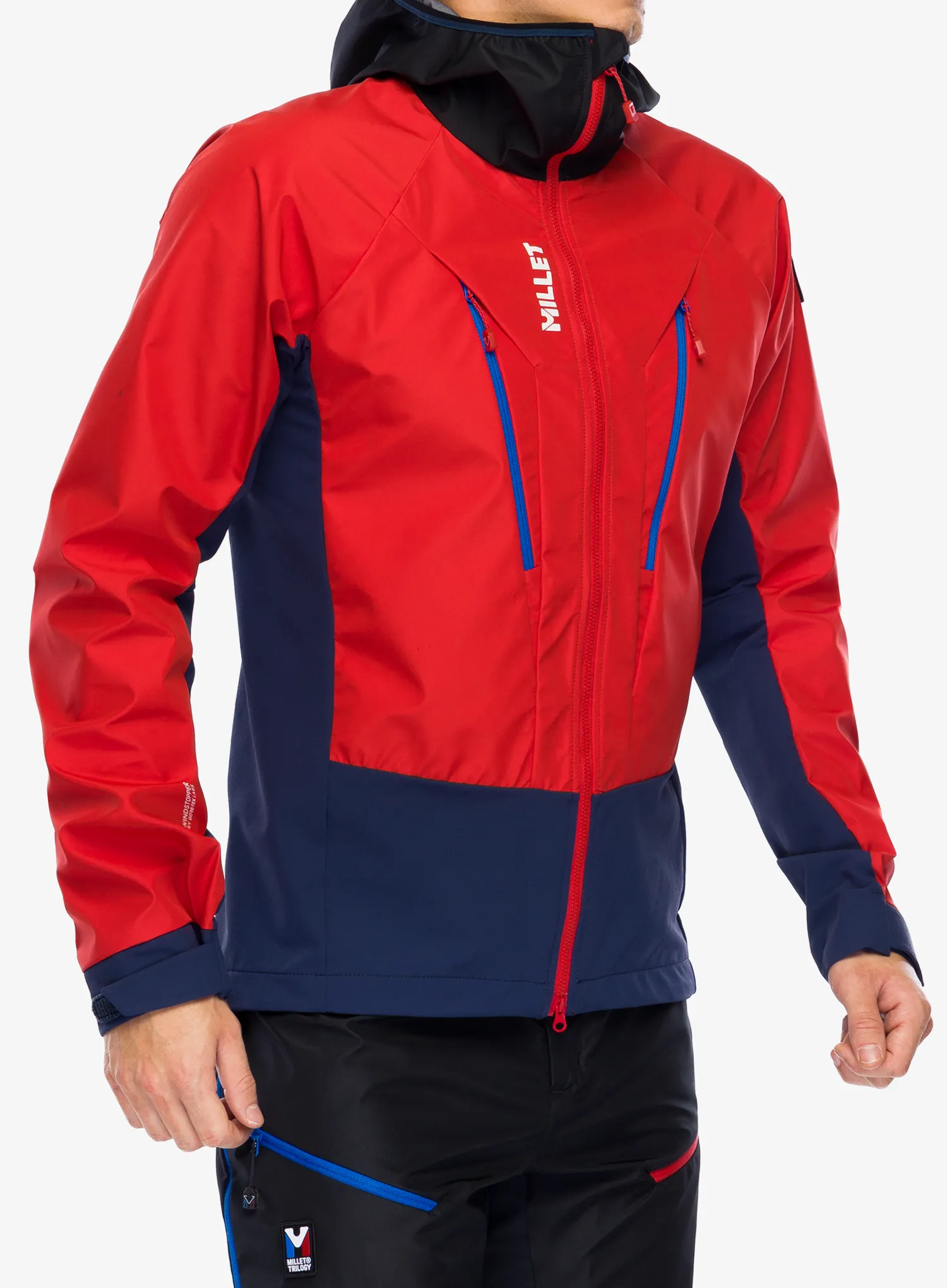 Куртка softshell Millet Trilogy V Icon INFINIUM Jacket - saphir/rouge