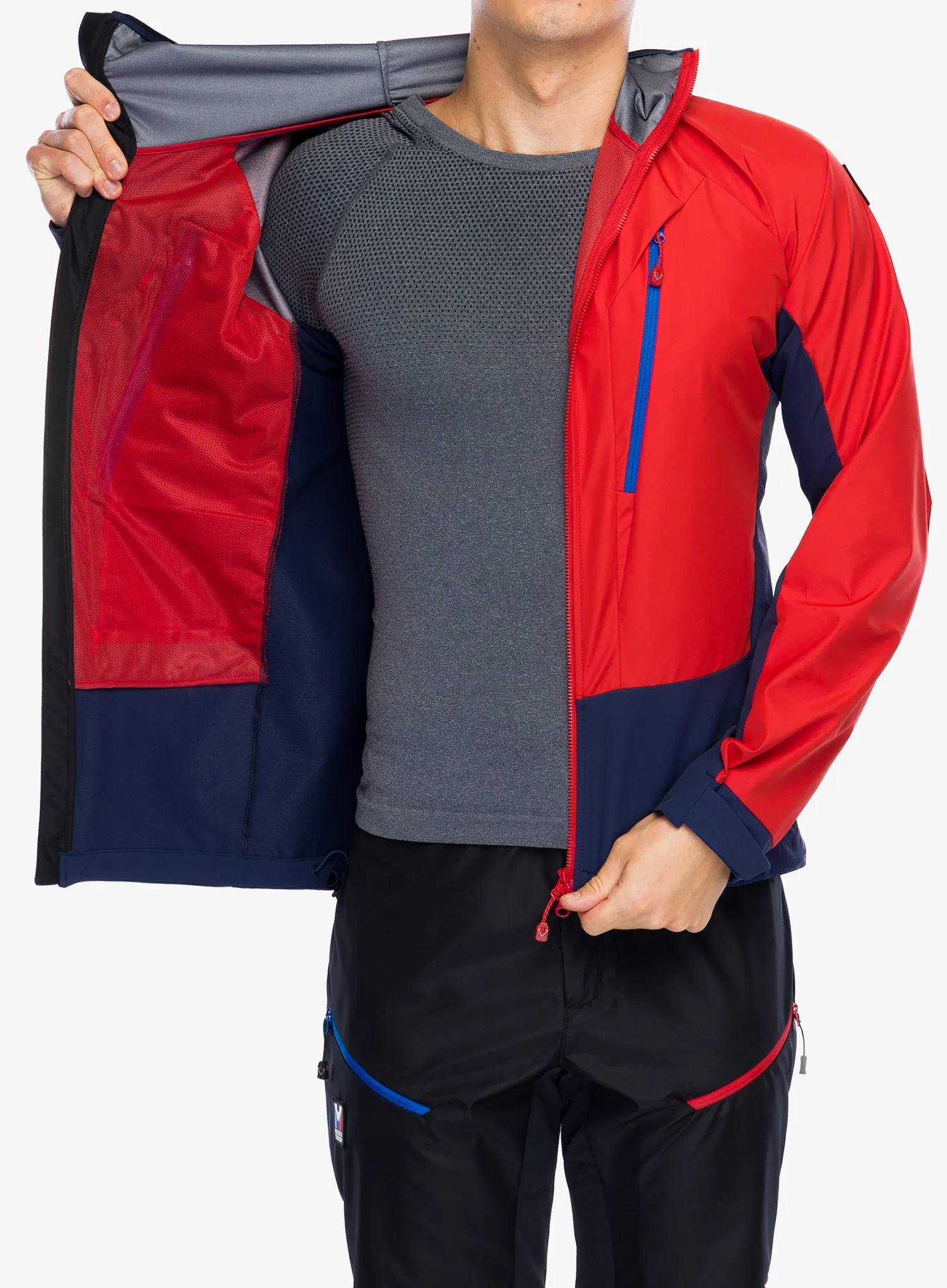 Куртка softshell Millet Trilogy V Icon INFINIUM Jacket - saphir/rouge