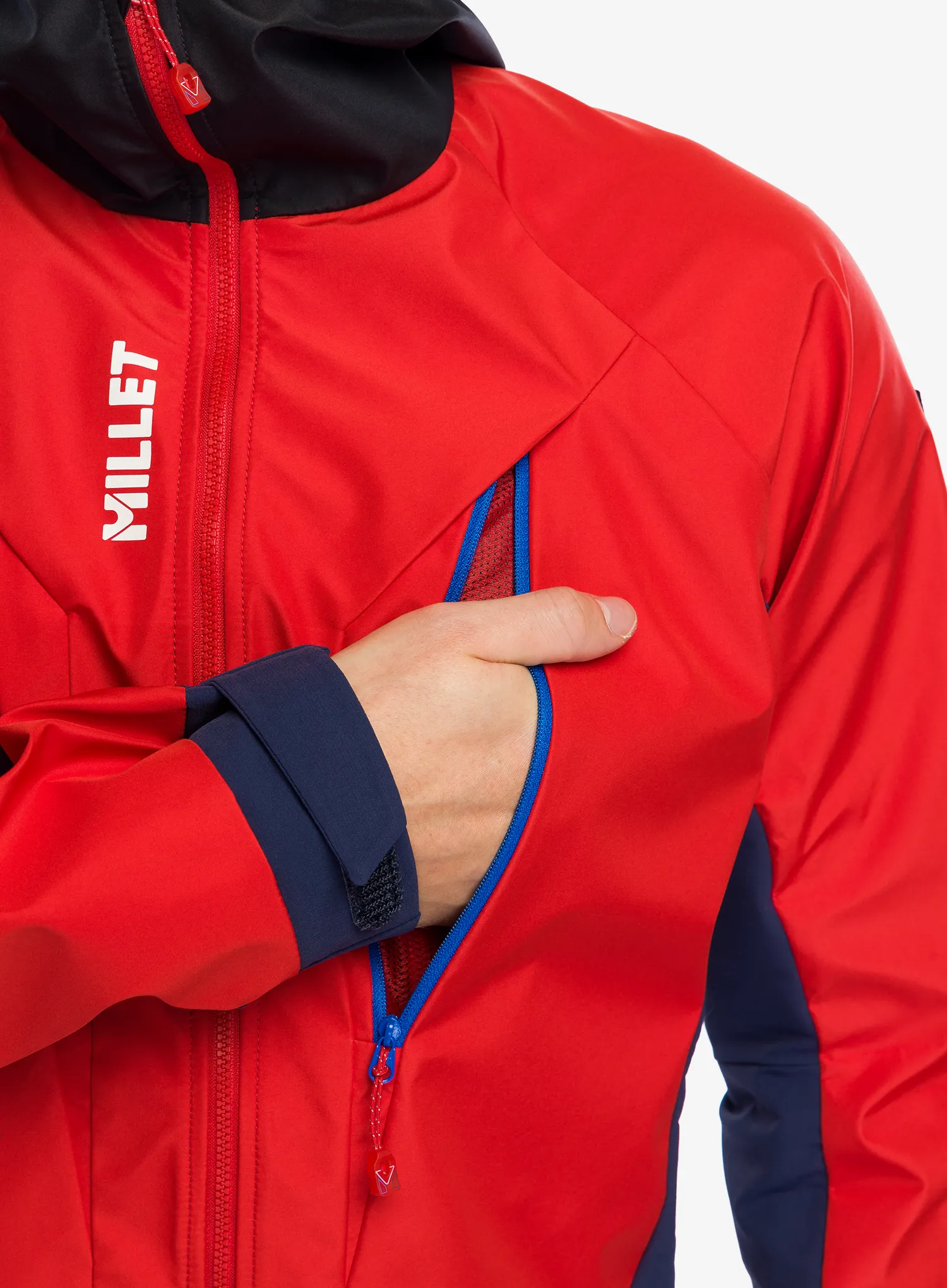 Куртка softshell Millet Trilogy V Icon INFINIUM Jacket - saphir/rouge