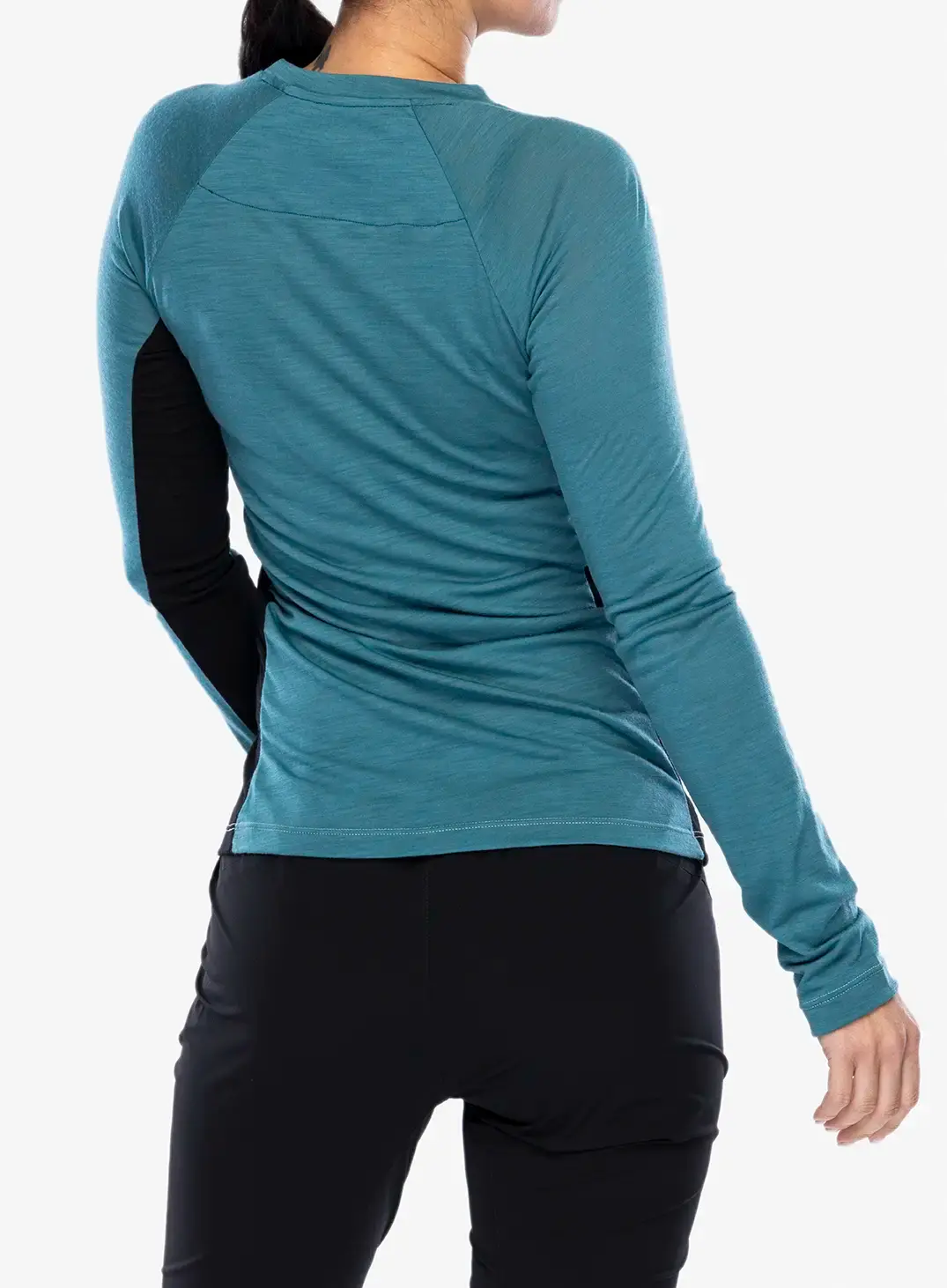 Лонгслів жіночий Millet Trilogy Wool TS LS -  hydro/black
