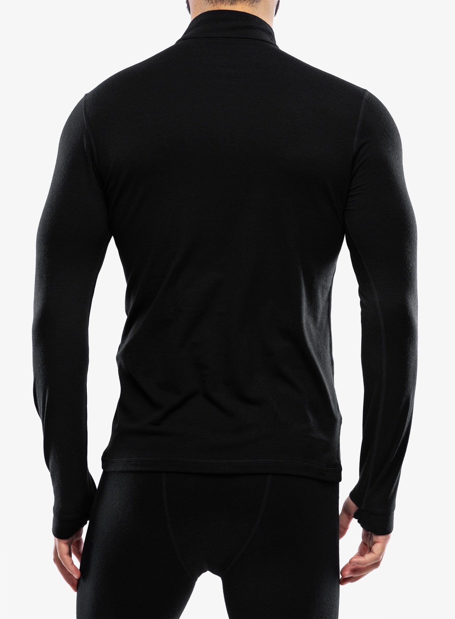Термокофта Mons Royale Cascade 1/4 Zip - black