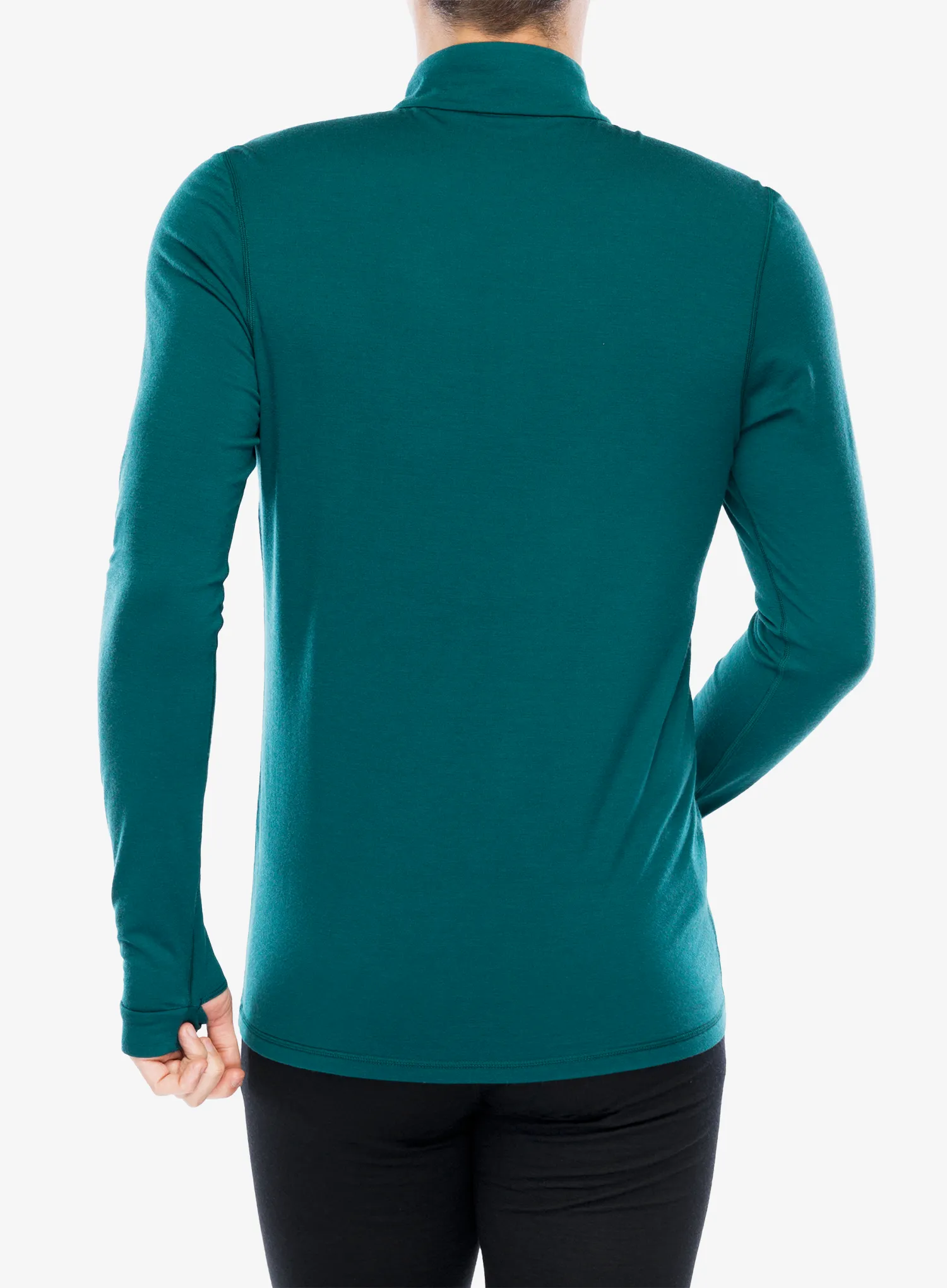 Термокофта Mons Royale Cascade 1/4 Zip - evergreen