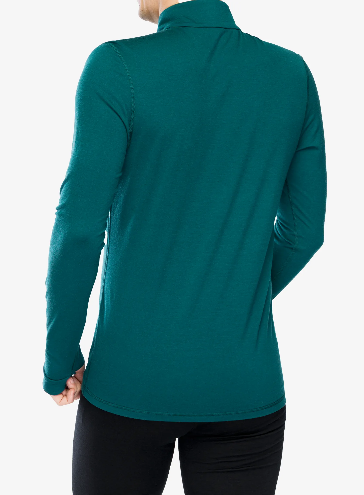 Термокофта Mons Royale Cascade 1/4 Zip - evergreen