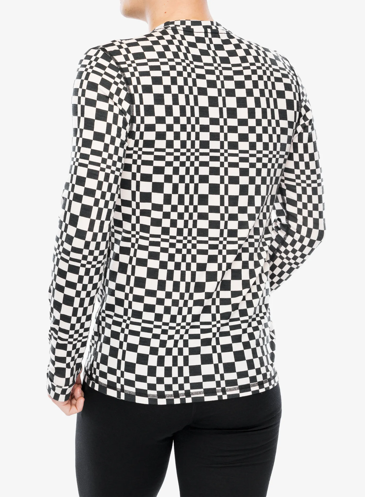 Термокофта Mons Royale Cascade Merino Flex 200 LS - checkers