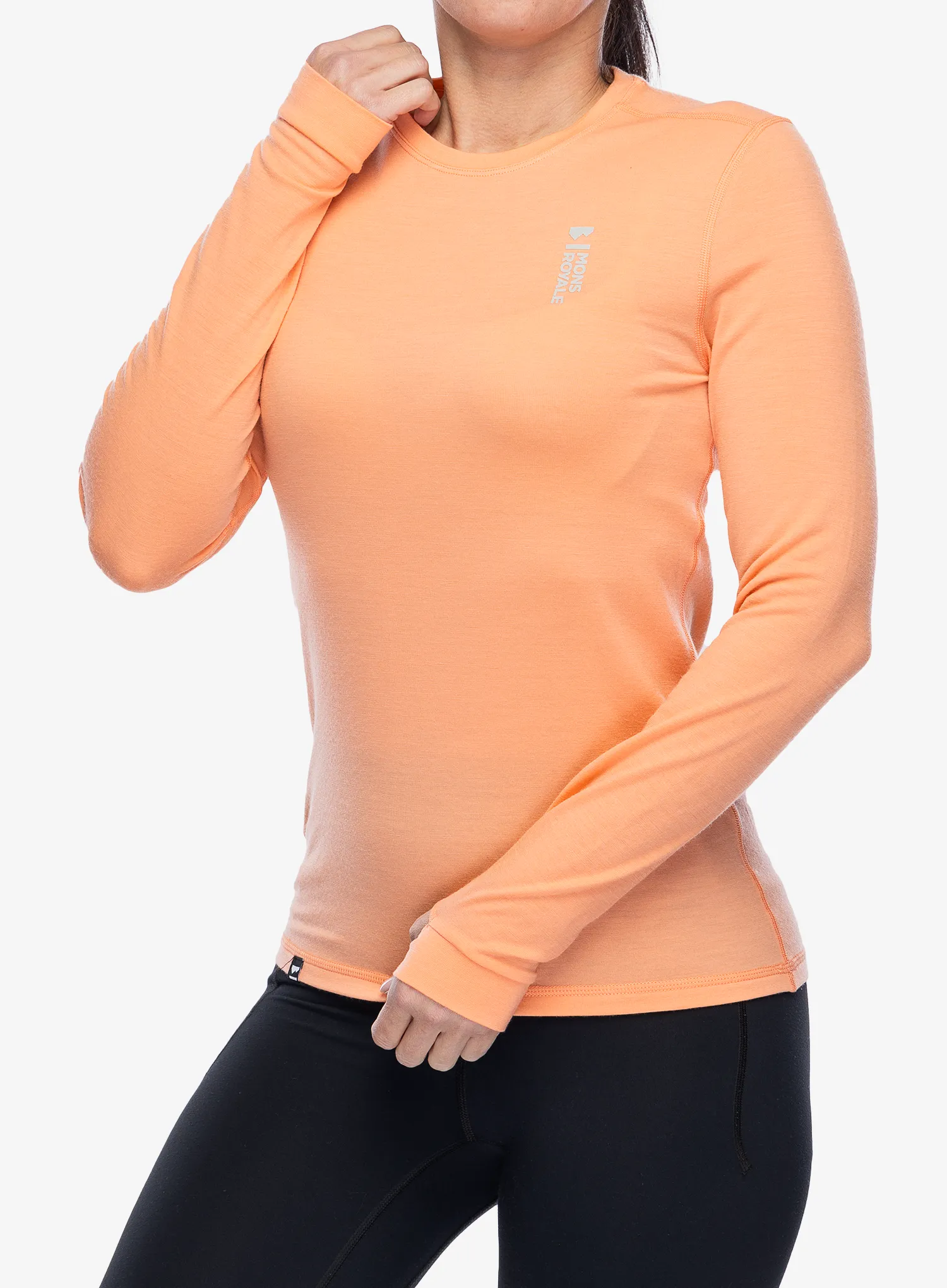 Кофта жіноча Mons Royale Cascade Merino Flex 200 LS - punch