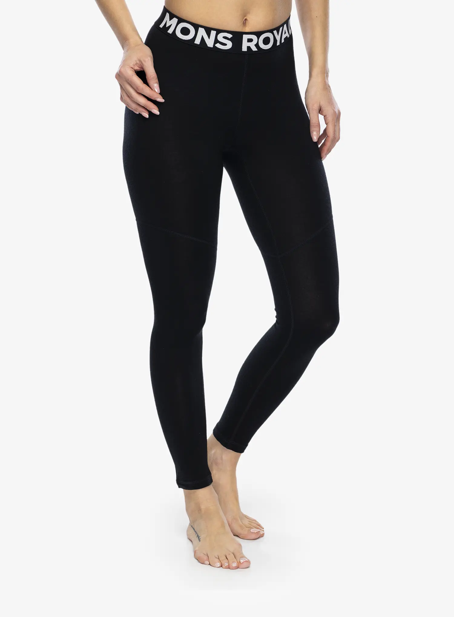 Термолегінси жіночі Mons Royale Cascade Merino Flex 200 Legging - black